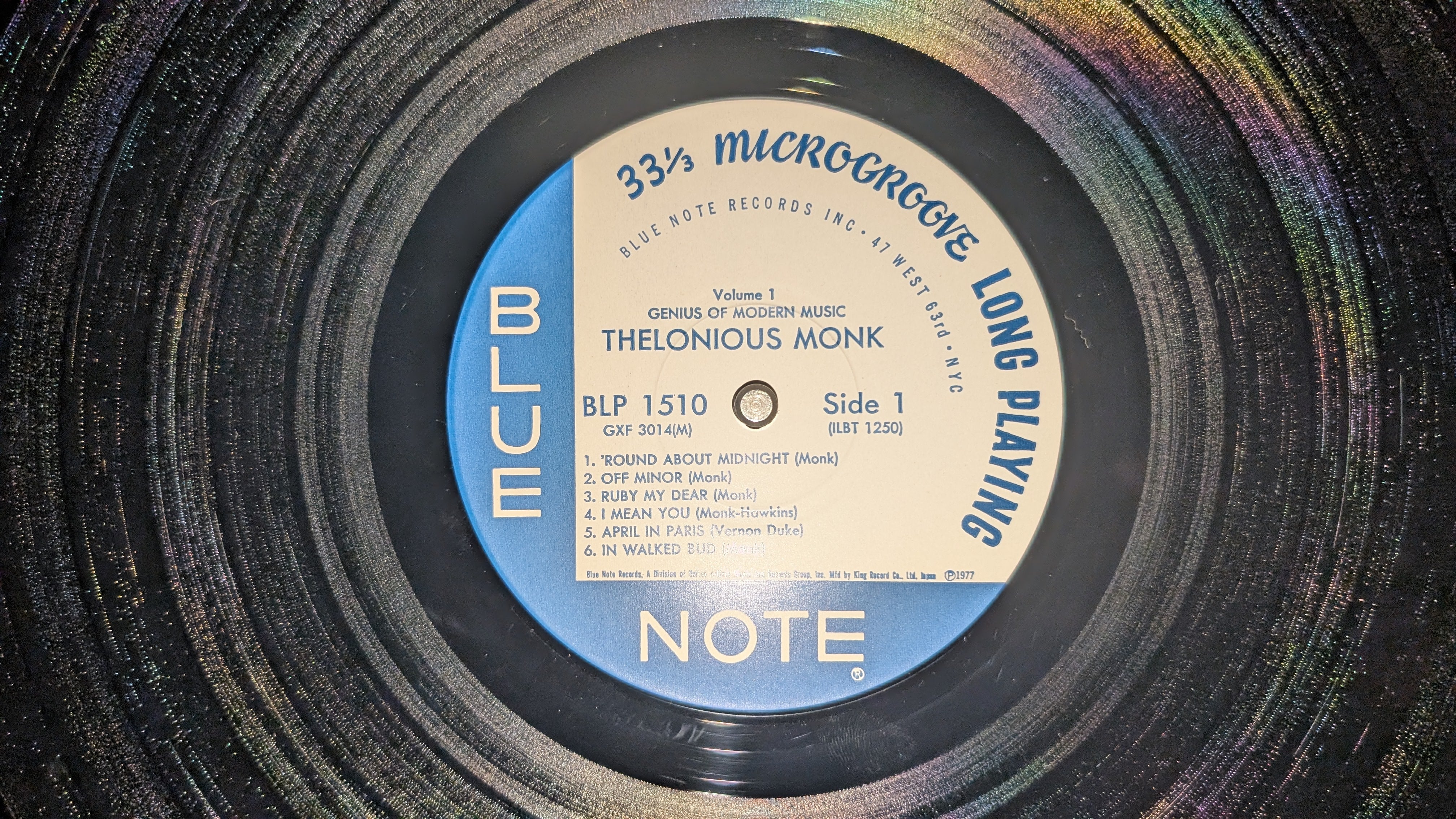 Thelonious Monk - Genius Of Modern Music Volume 1 *