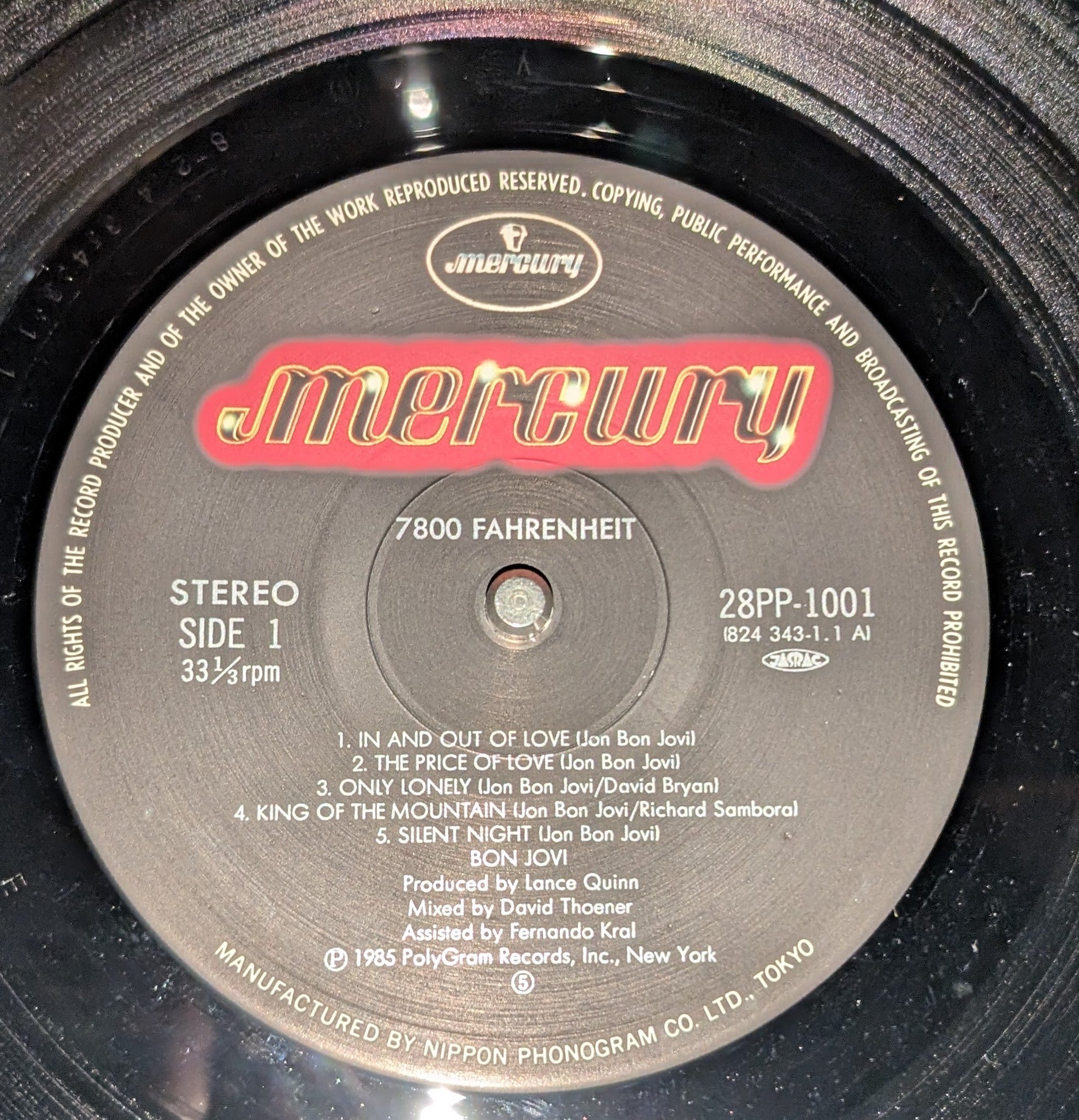 Bon Jovi - 7800° Fahrenheit  7800 ファーレンハイト