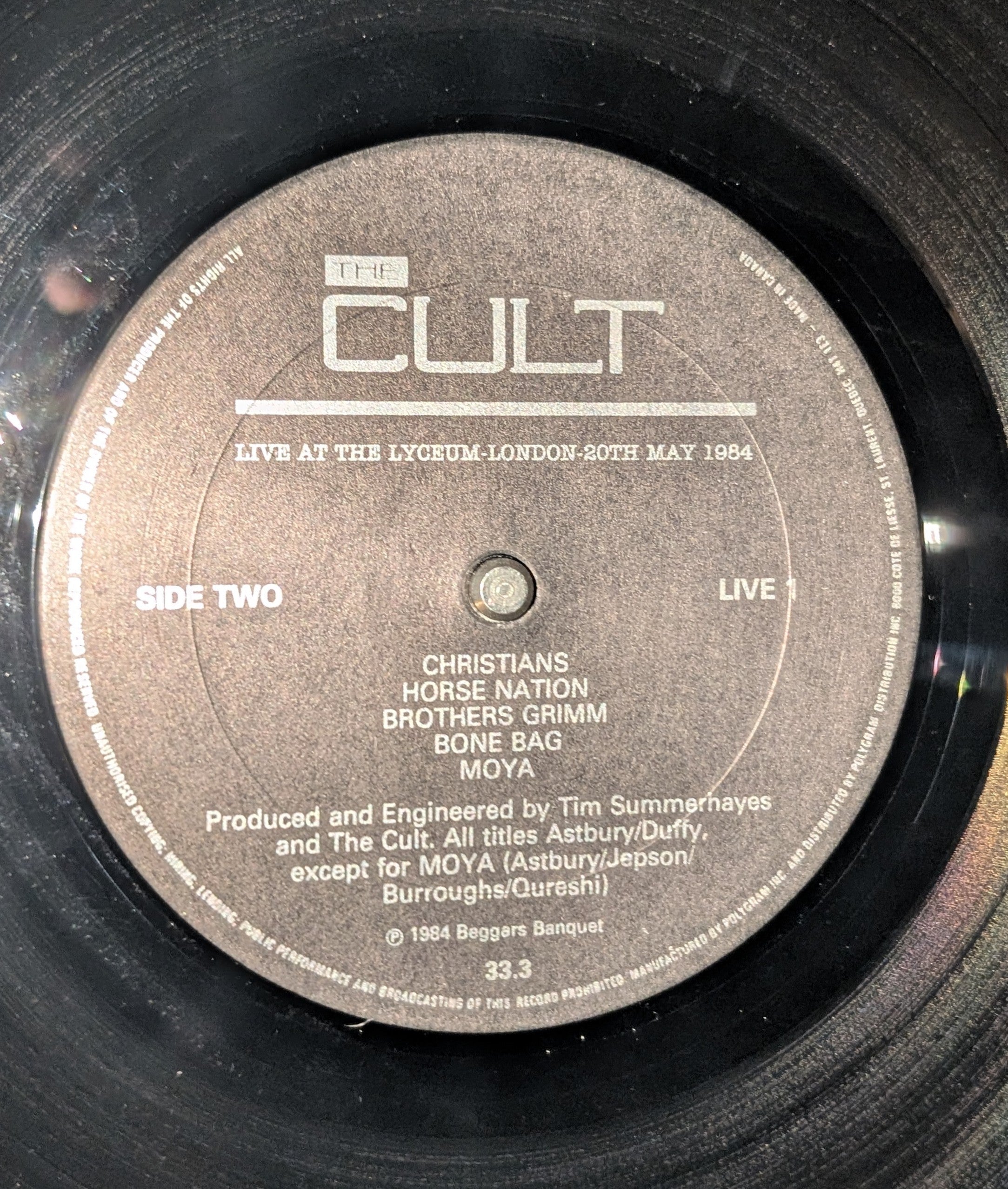 The Cult - Live At The Lyceum - London - 20th May