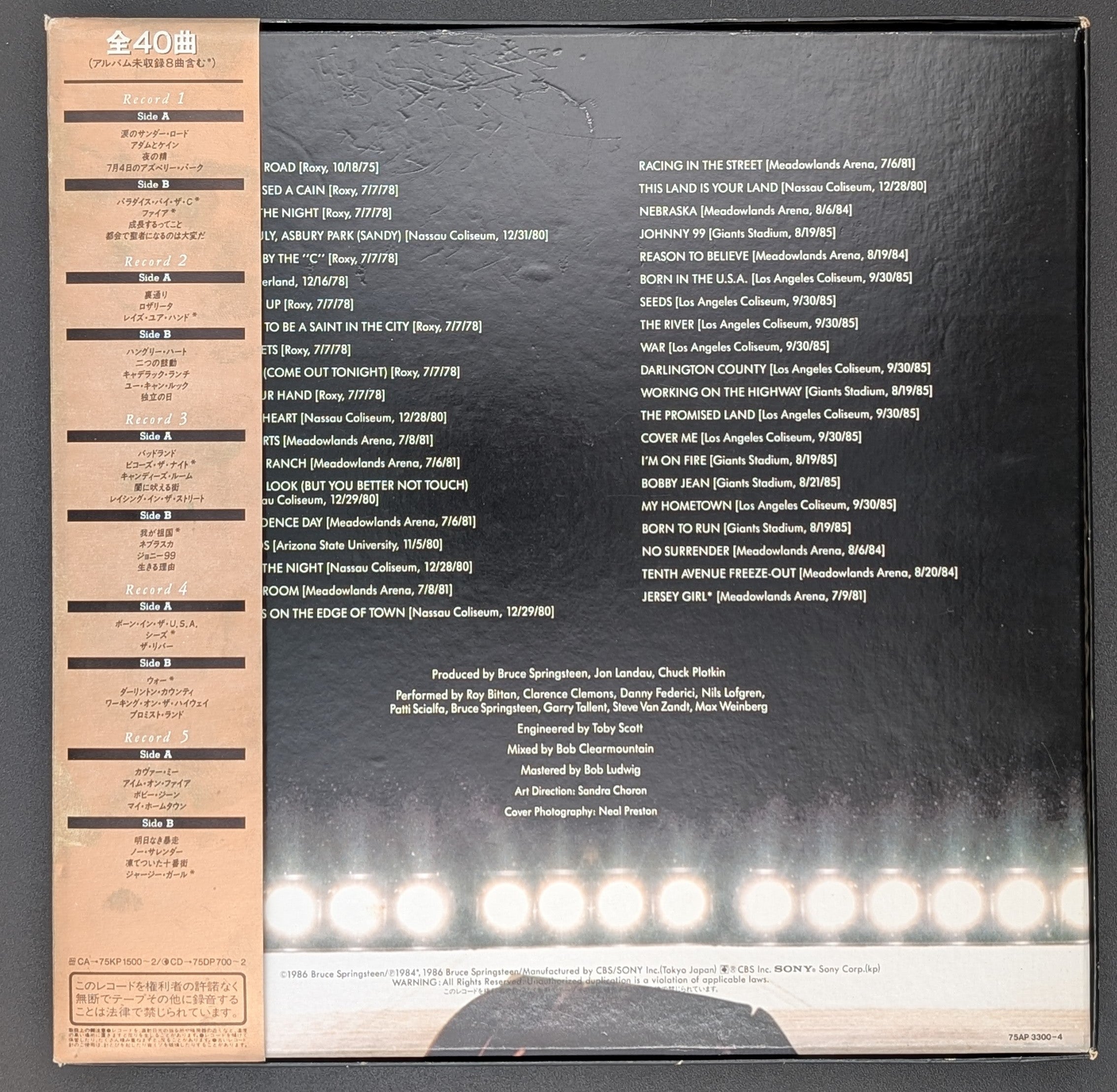 Bruce Springsteen & The E-Street Band - Live/1975-85