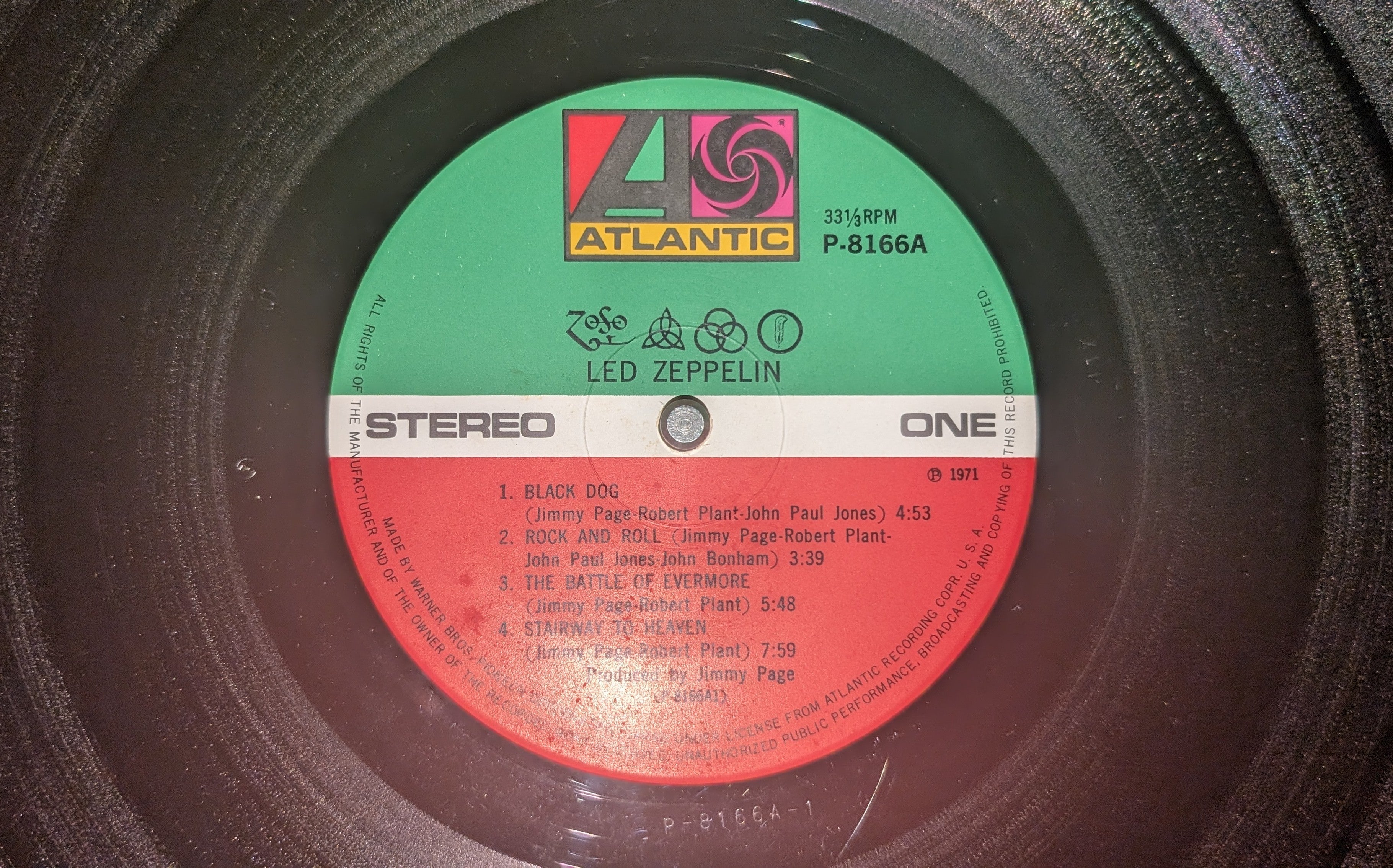 Led Zeppelin - Untitled  レッド・ツェッペリン　ＩＶ *