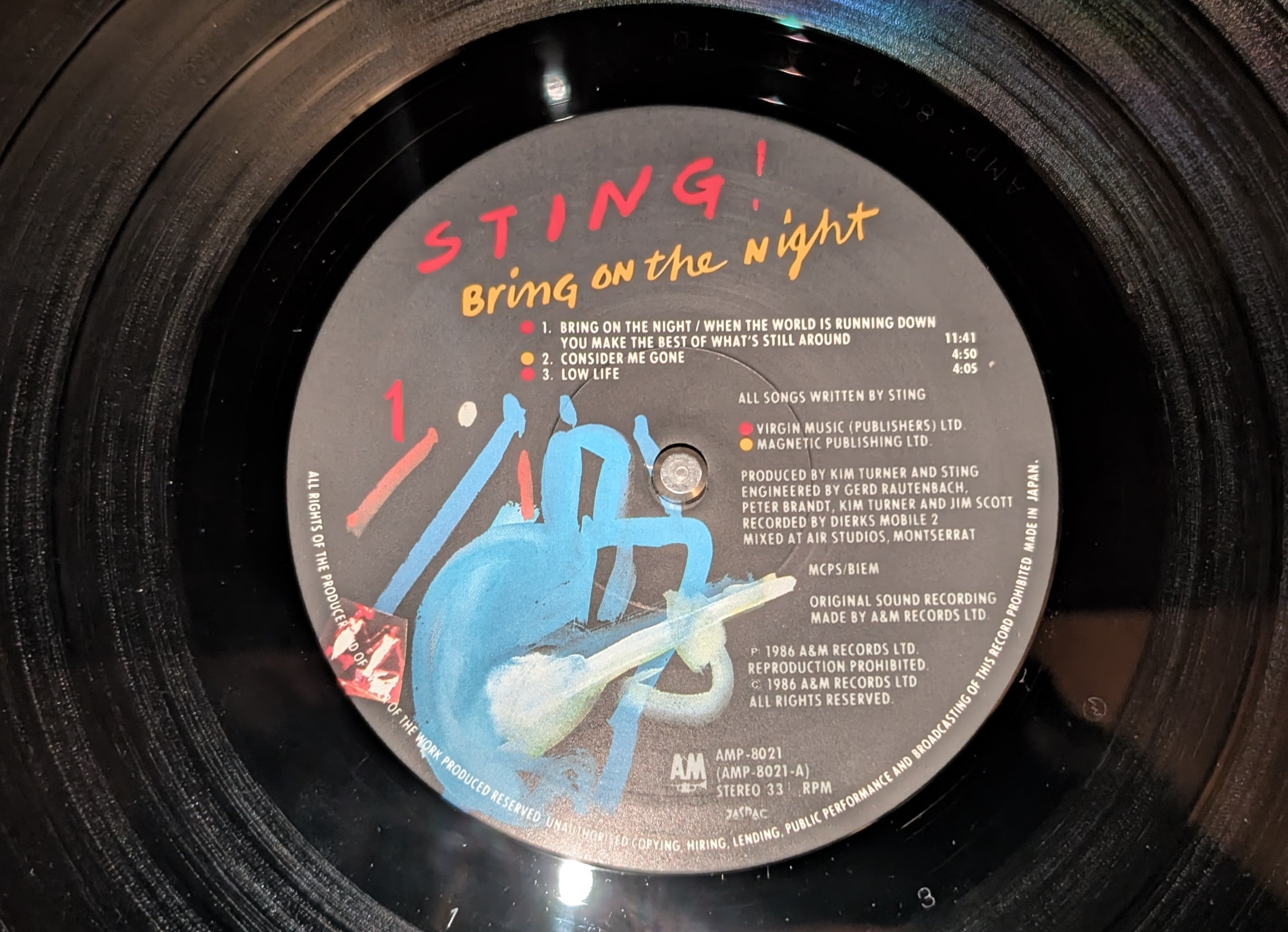 Sting - Bring On The Night
