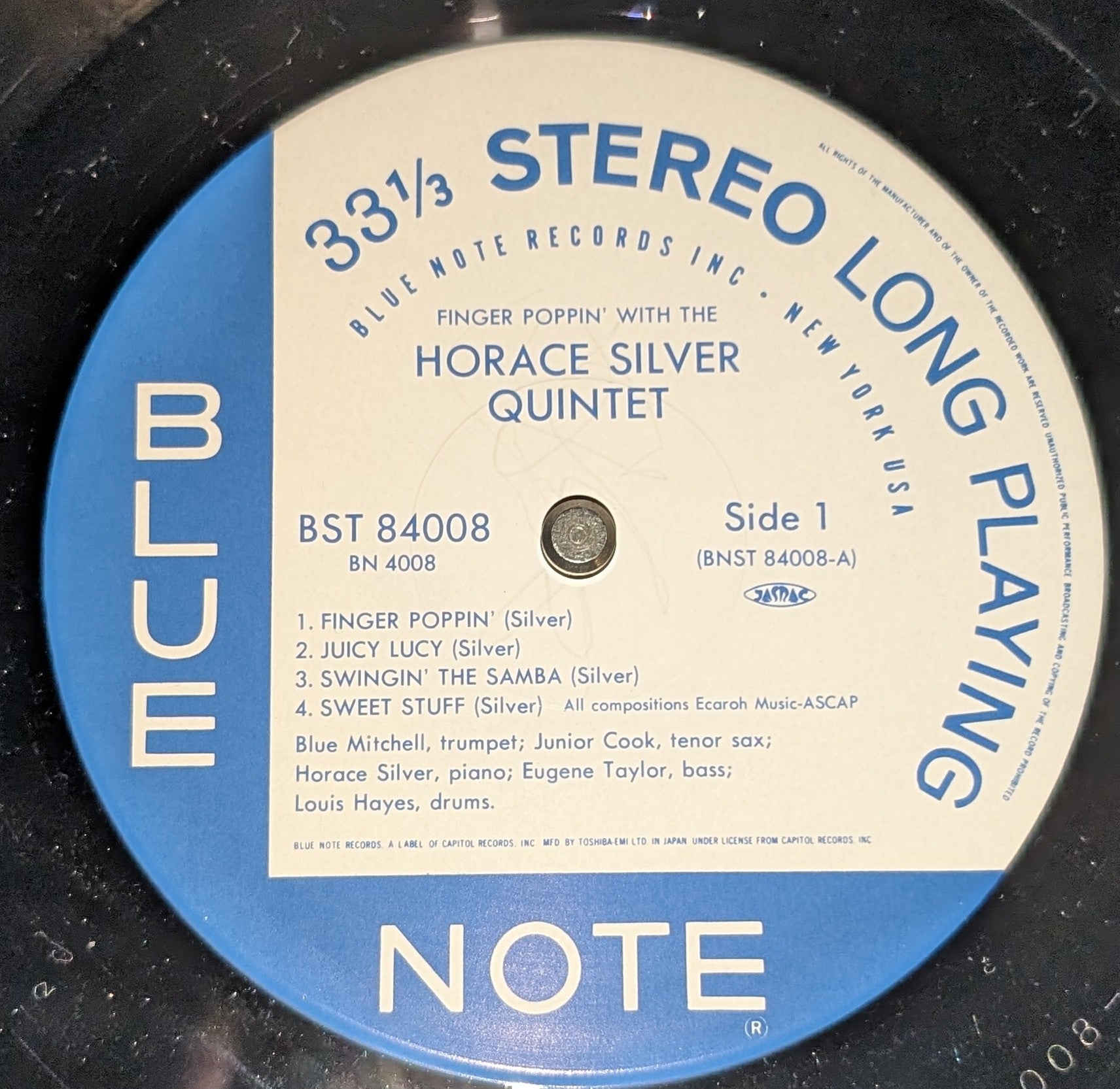 The Horace Silver Quintet - Finger Poppin' With The Horace Silver Quintet