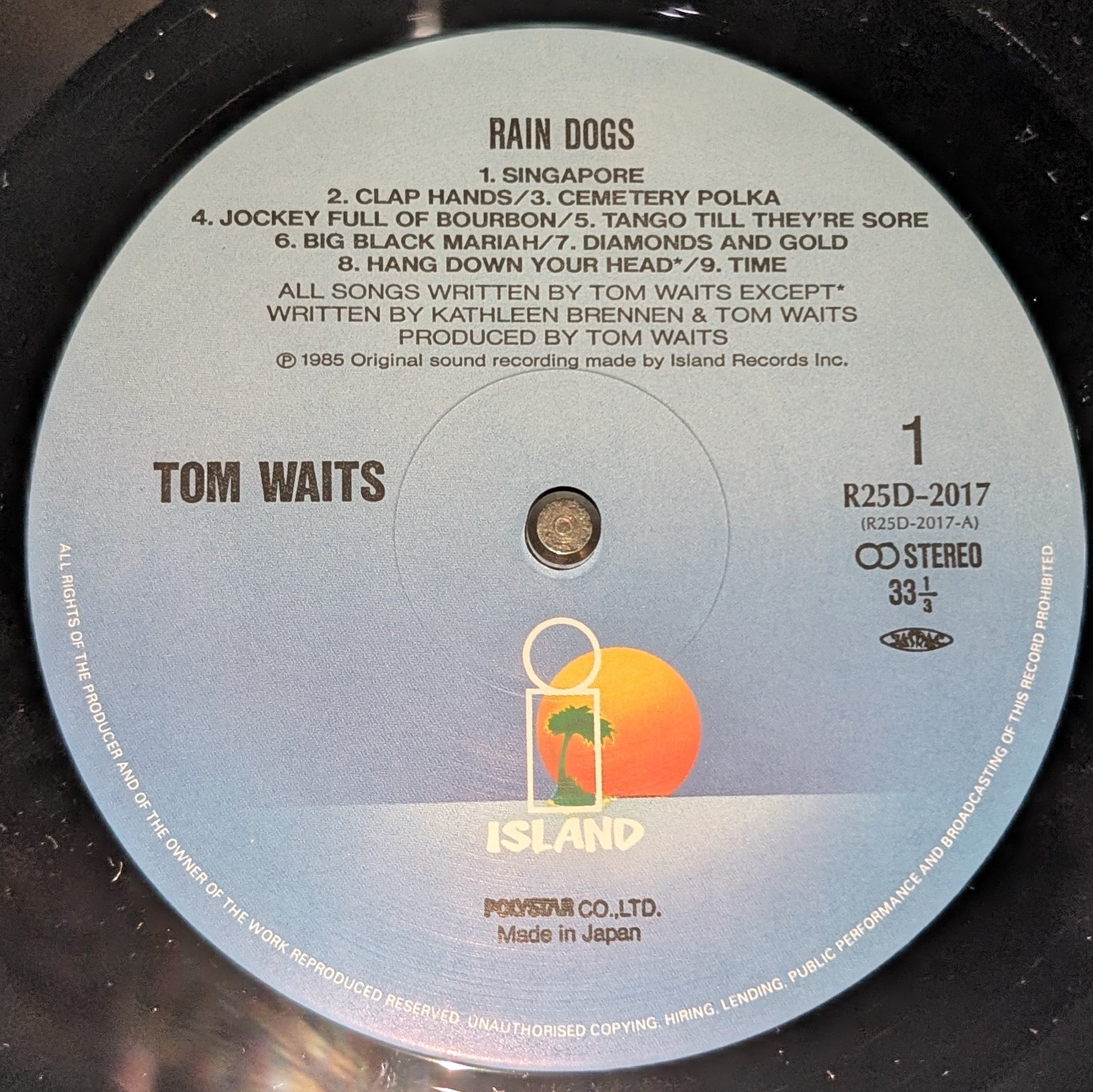 Tom Waits - Rain Dogs  レイン・ドッグ