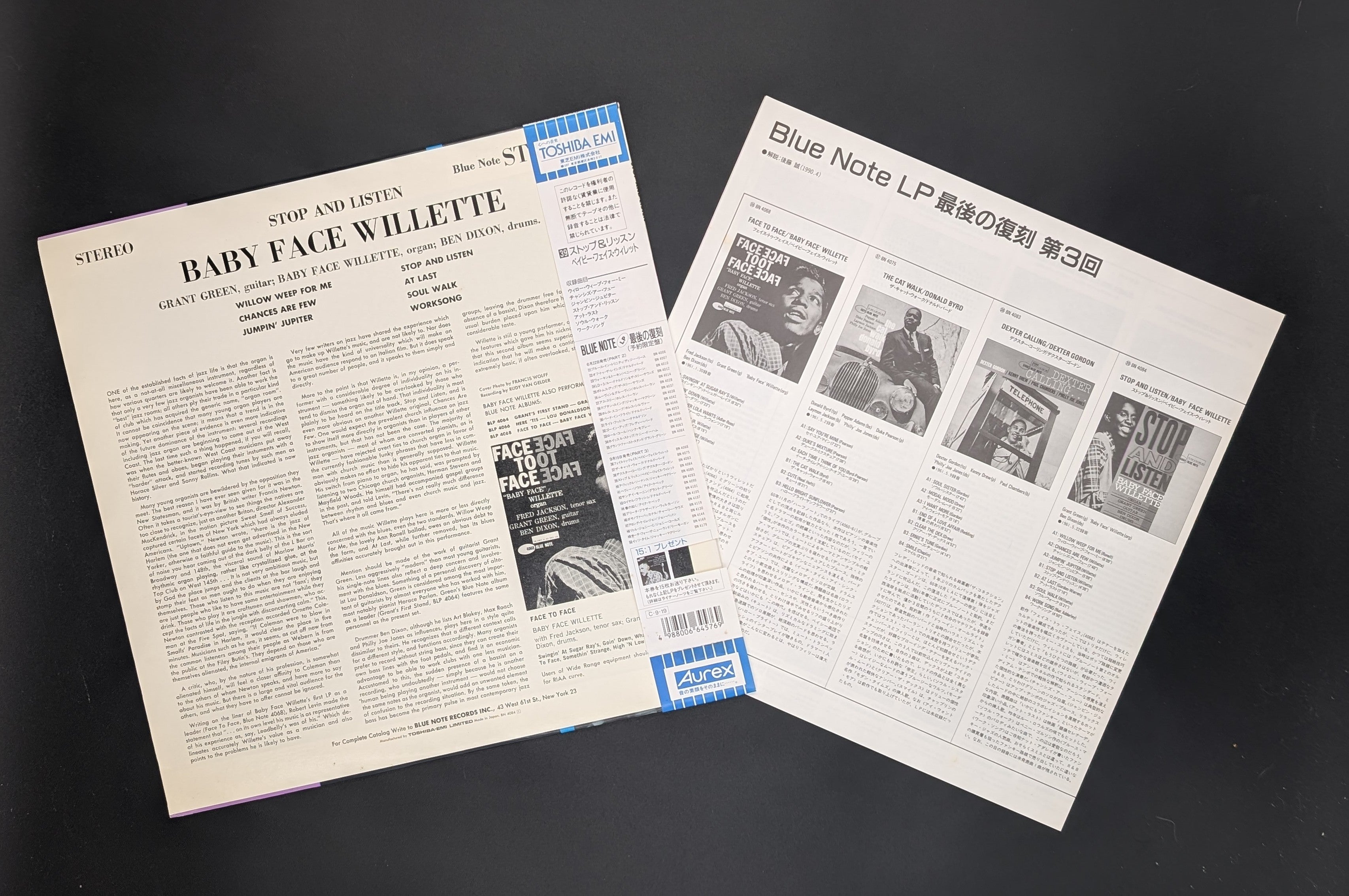 Baby Face' Willette - Stop And Listen