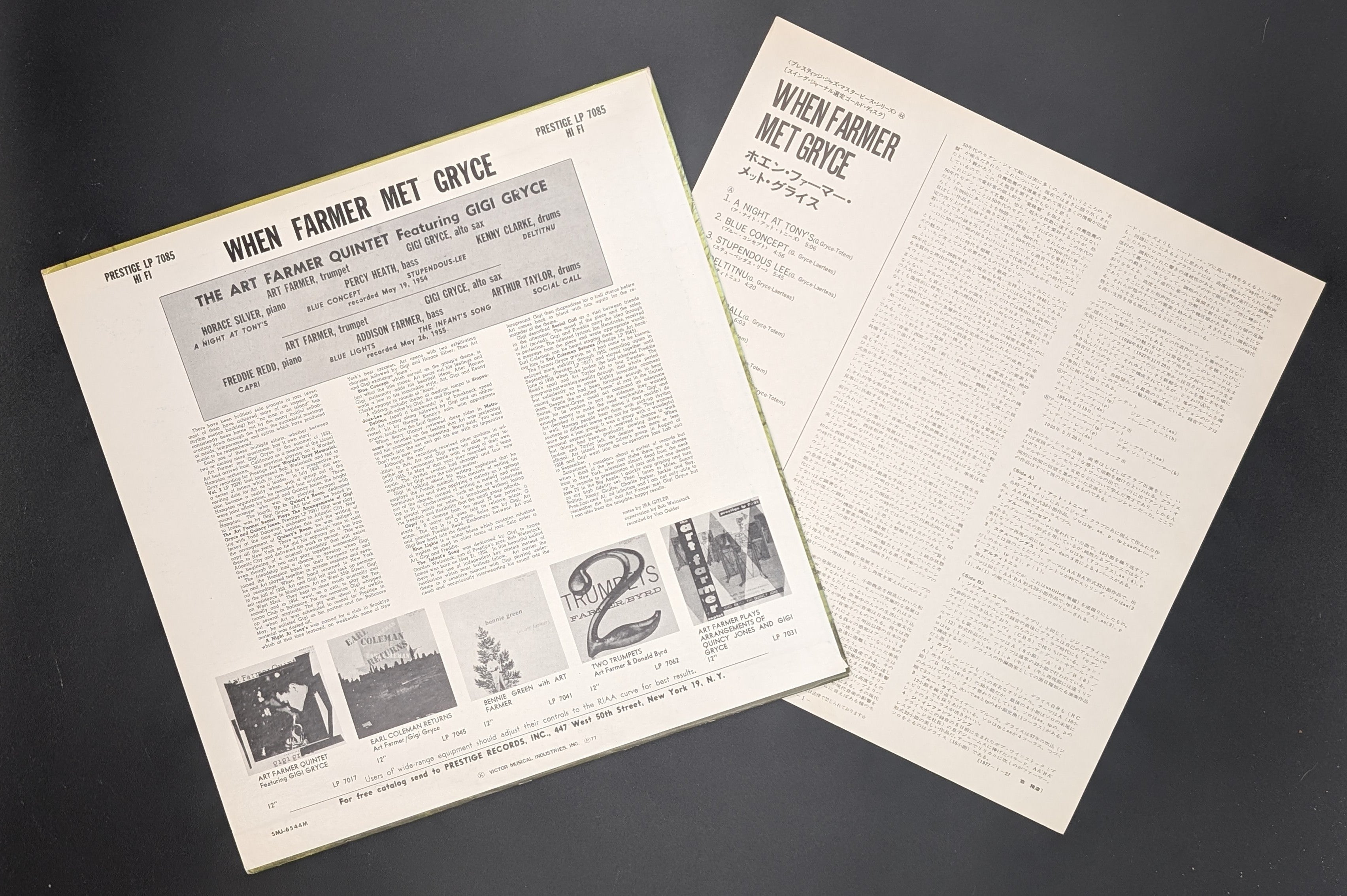 Art Farmer Quintet Featuring Gigi Gryce - When Farmer Met Gryce