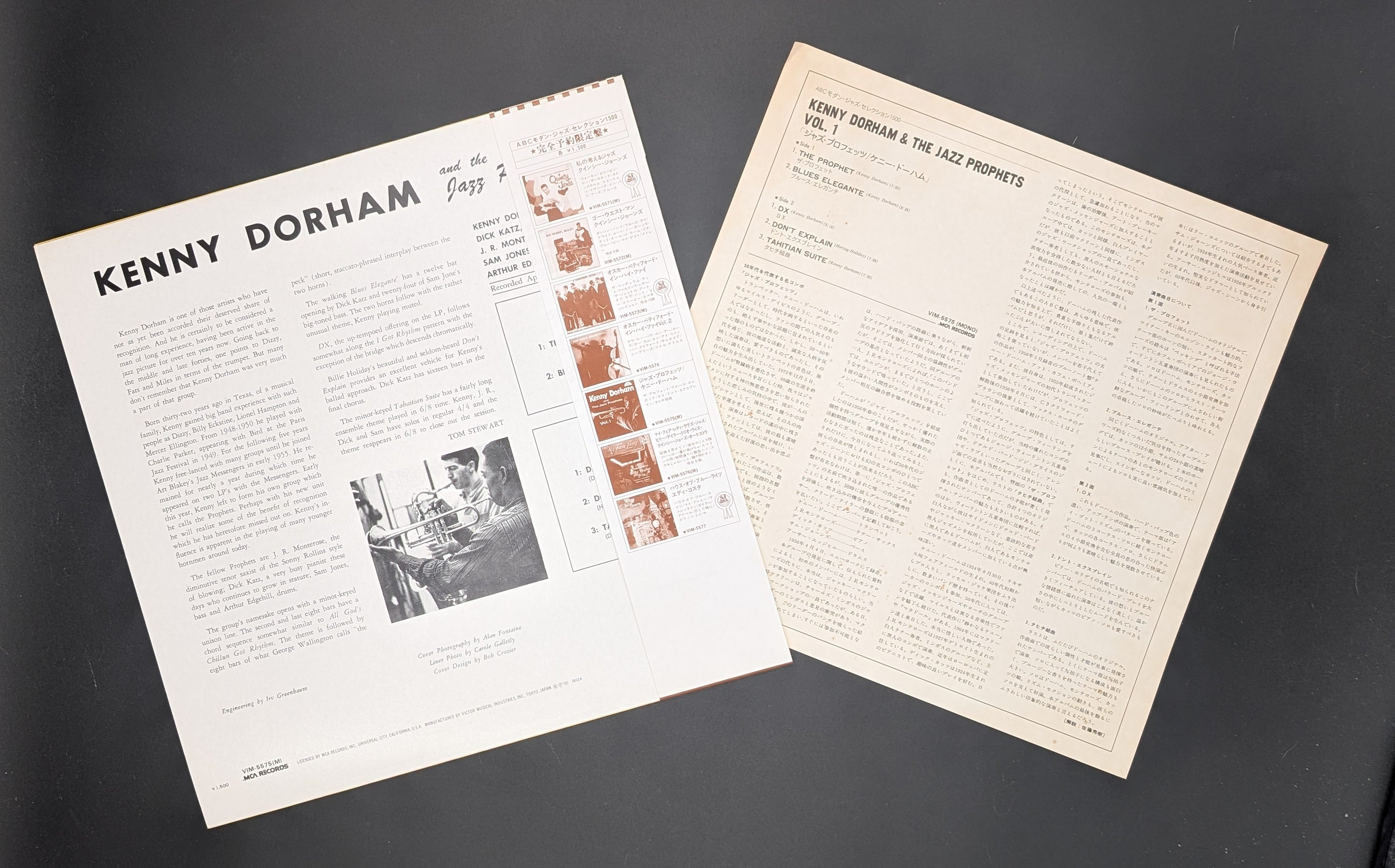 Kenny Dorham And The Jazz Prophets - Vol. 1