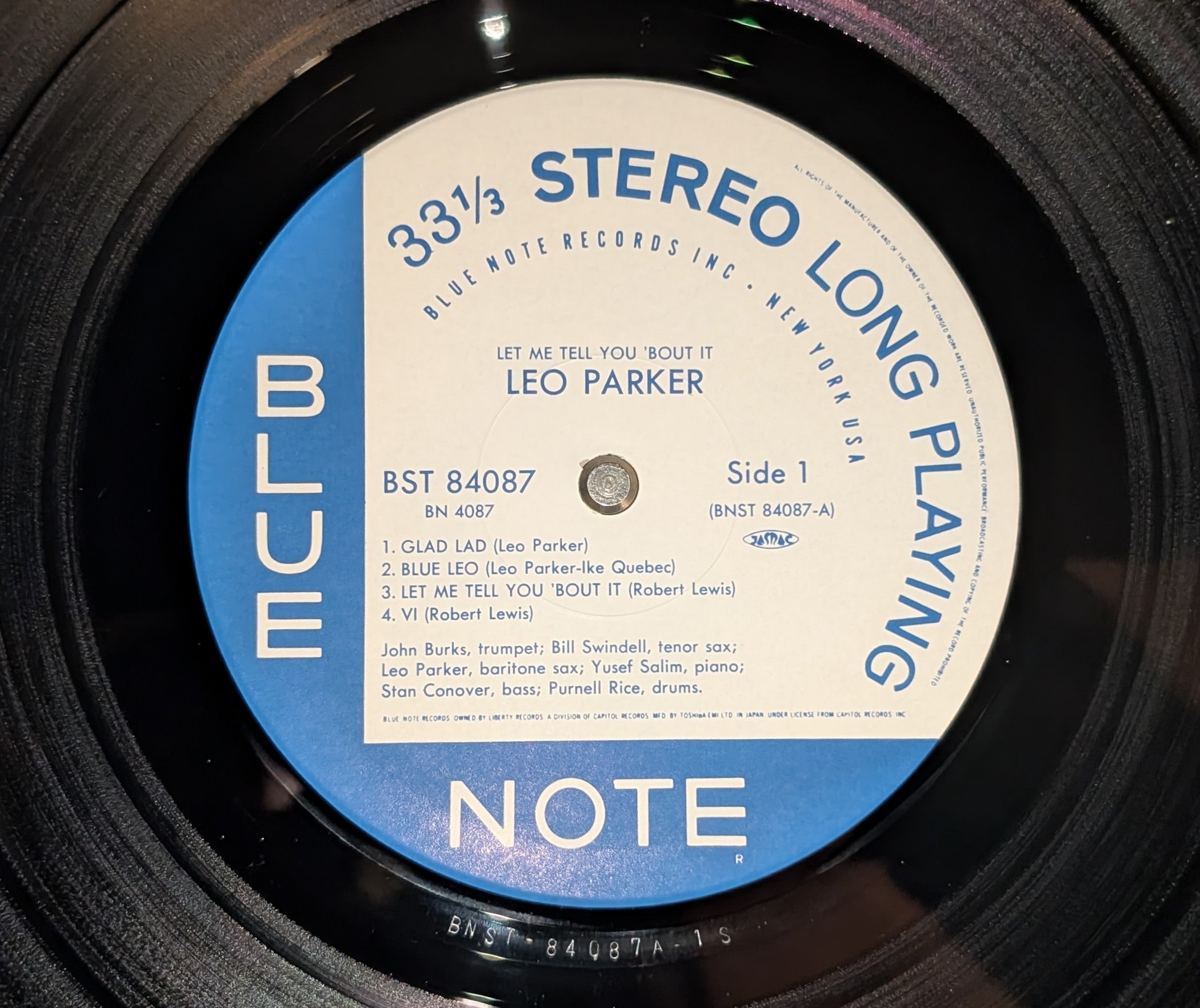 Leo Parker - Let Me Tell You 'Bout It