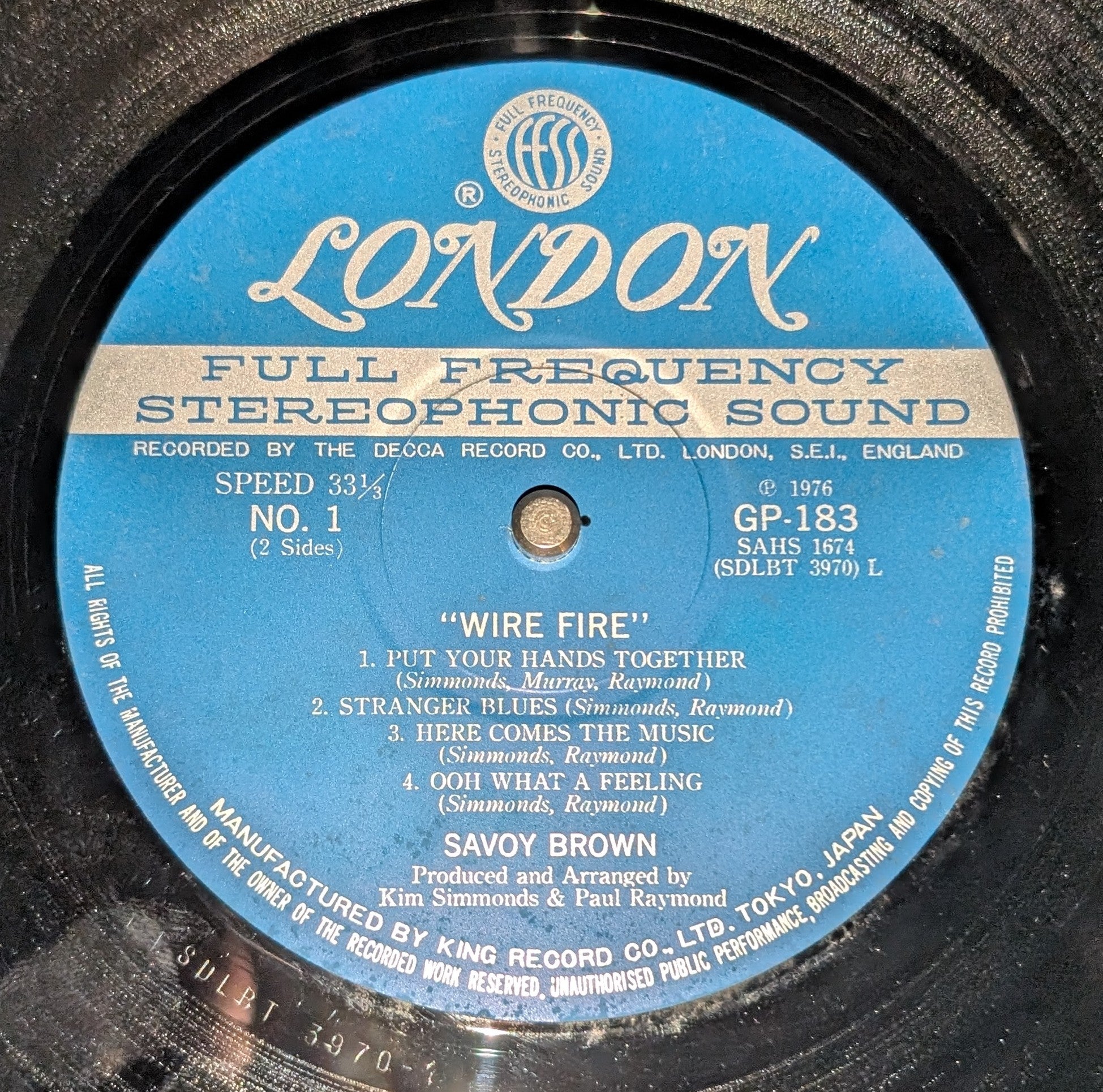 Savoy Brown Featuring Kim Simmonds - Wire Fire