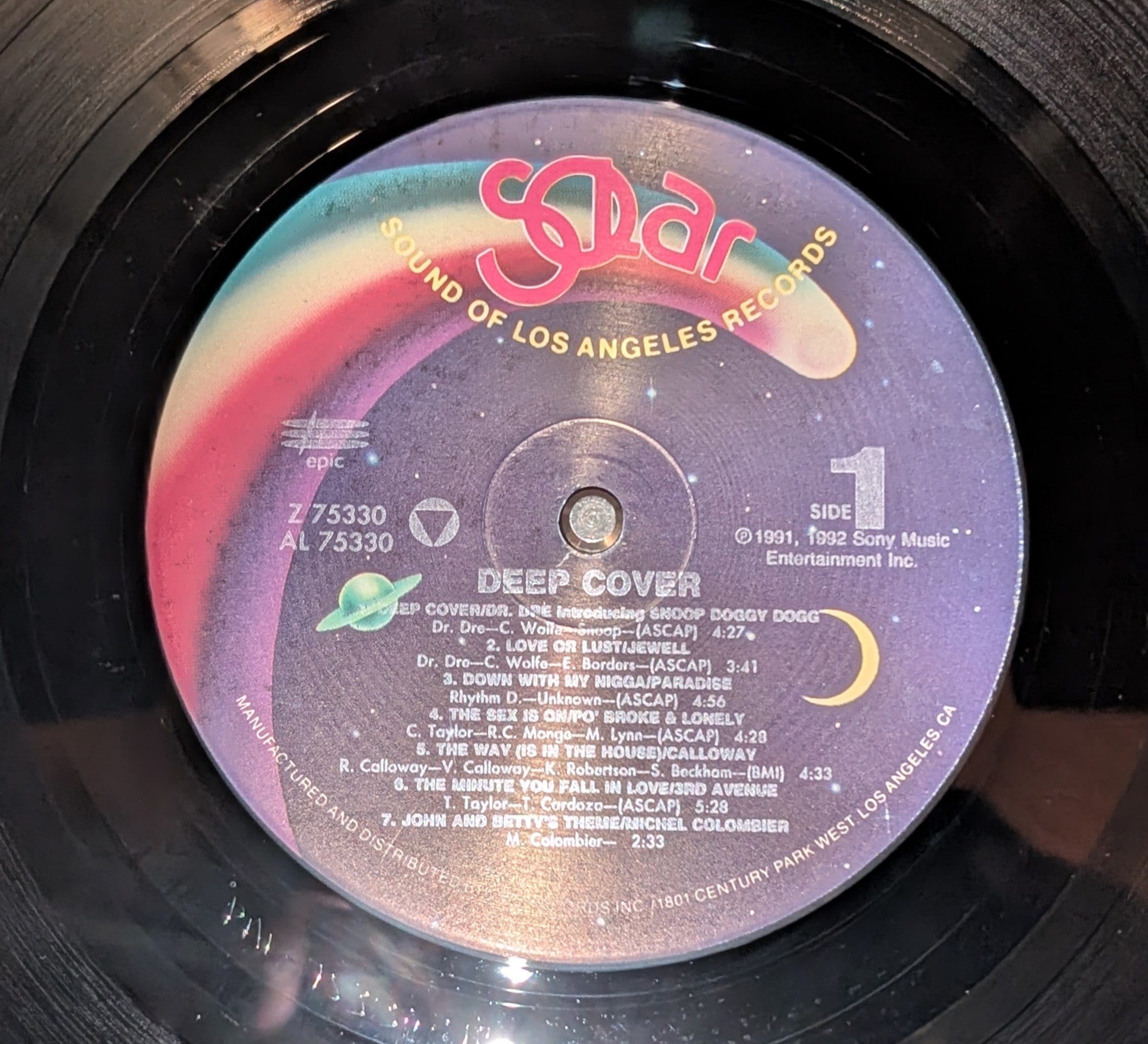 Various - Deep Cover (Music From The Original Motion Picture Soundtrack)