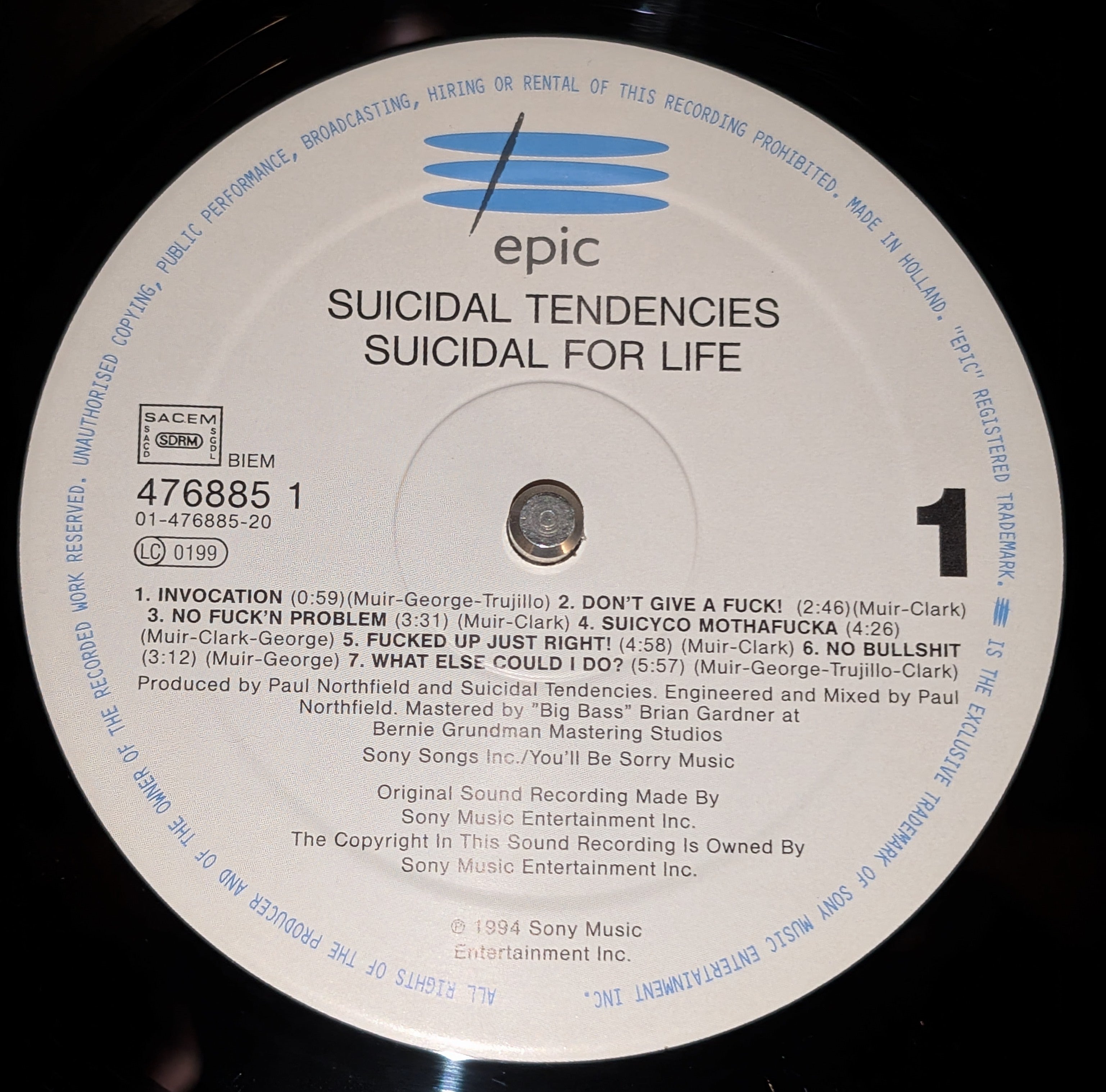 Suicidal Tendencies - Suicidal For Life