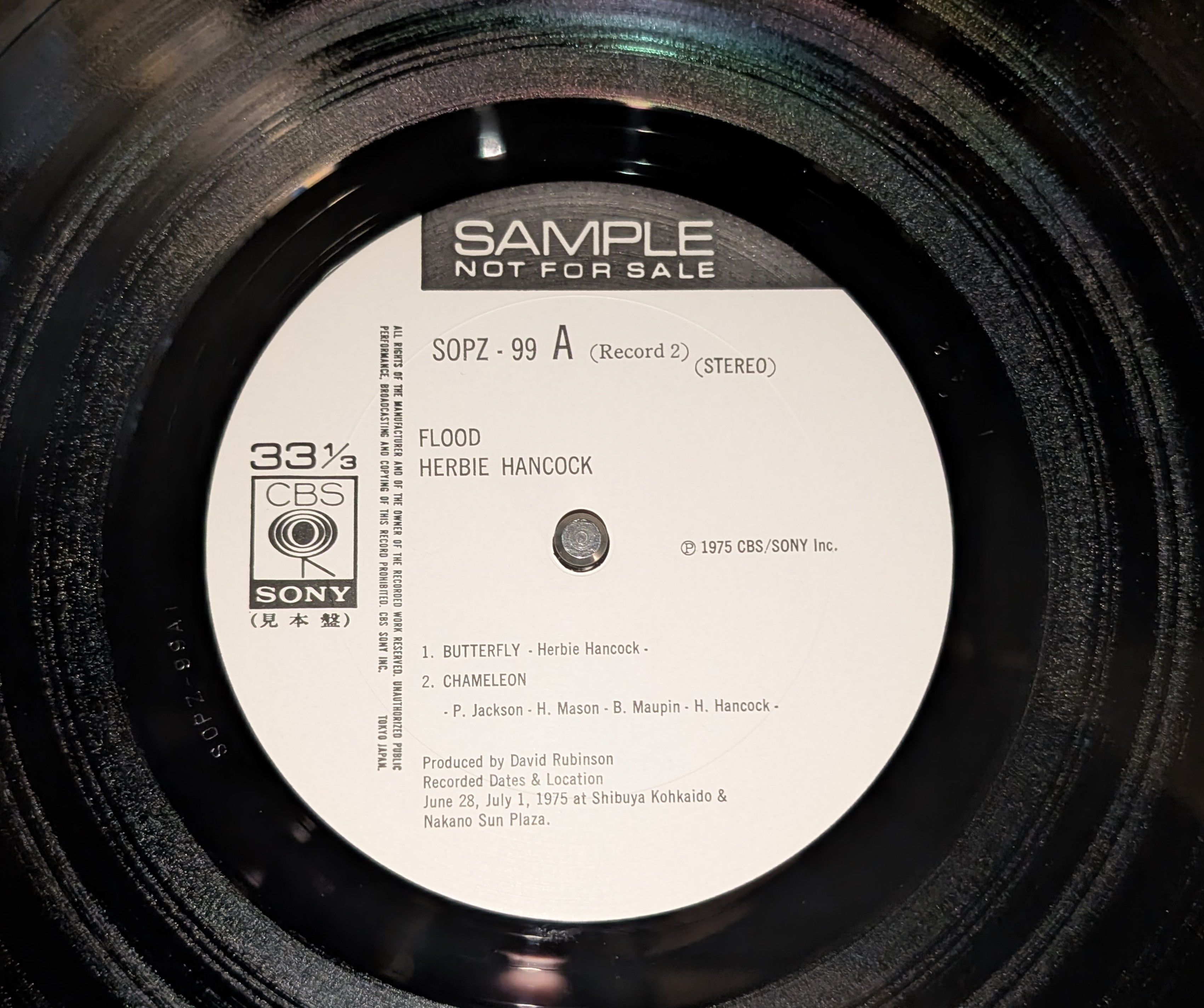 Herbie Hancock - Flood (White Label Promo)