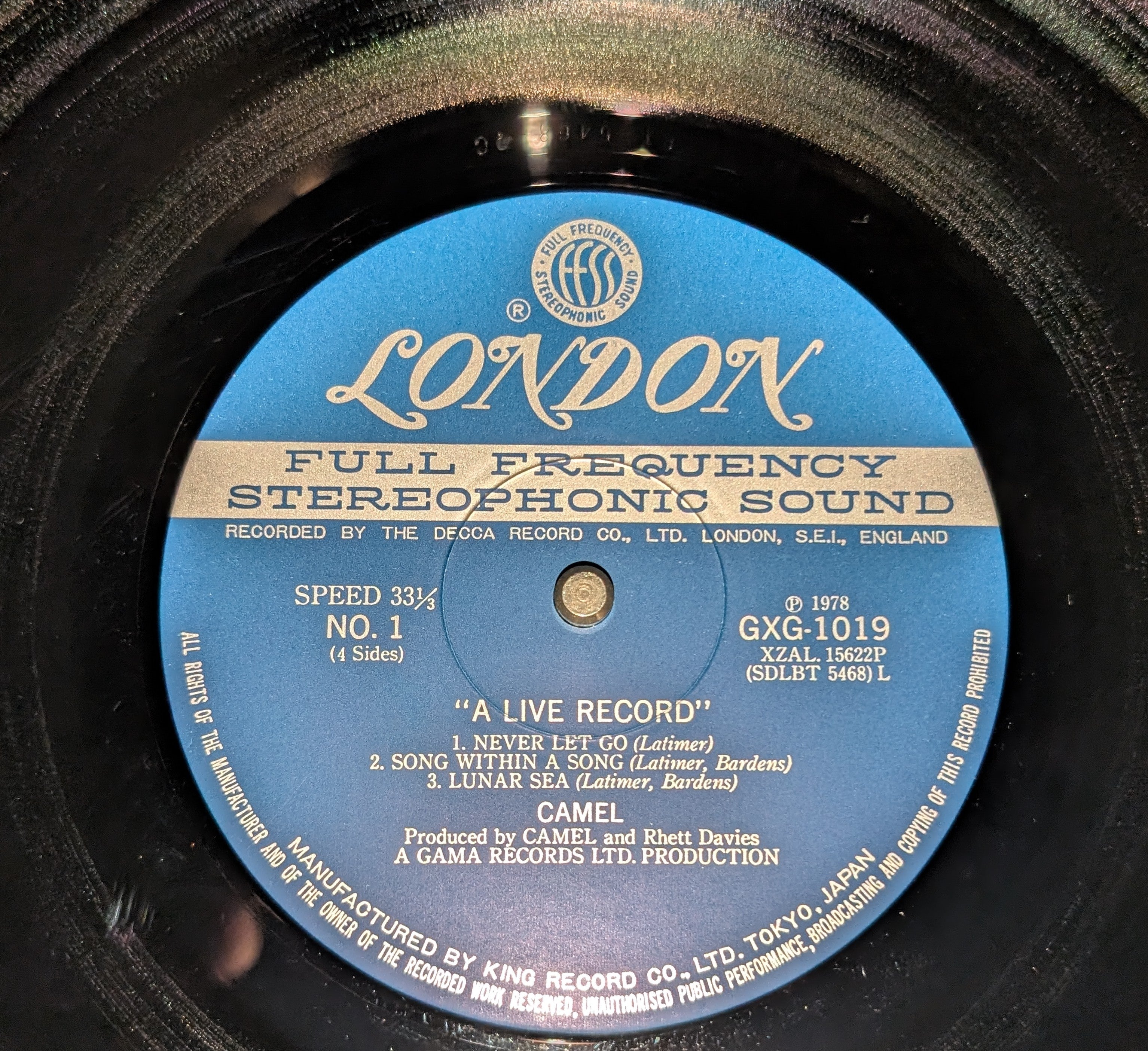 Camel - A Live Record
