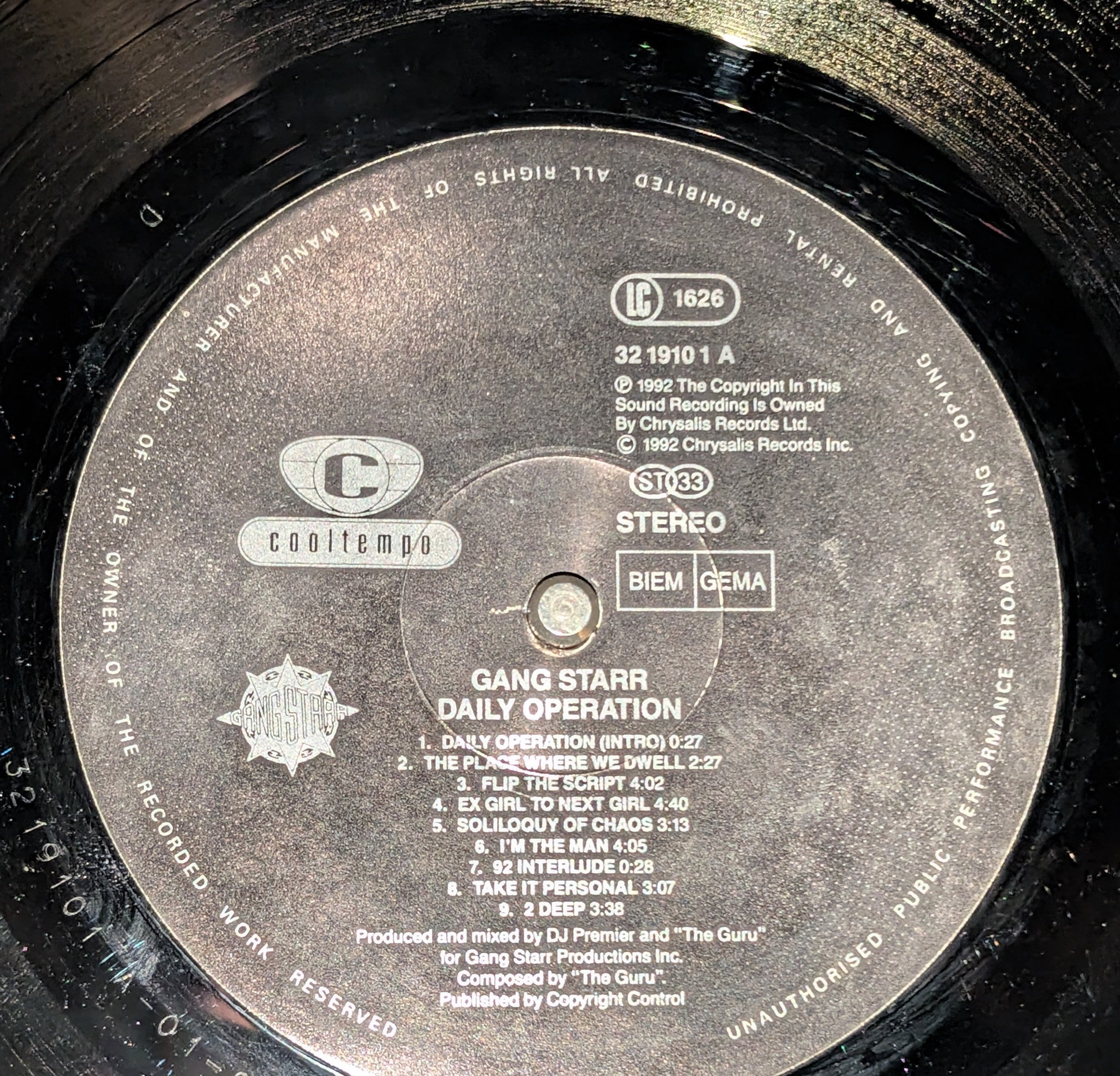 Gang Starr - Daily Operation