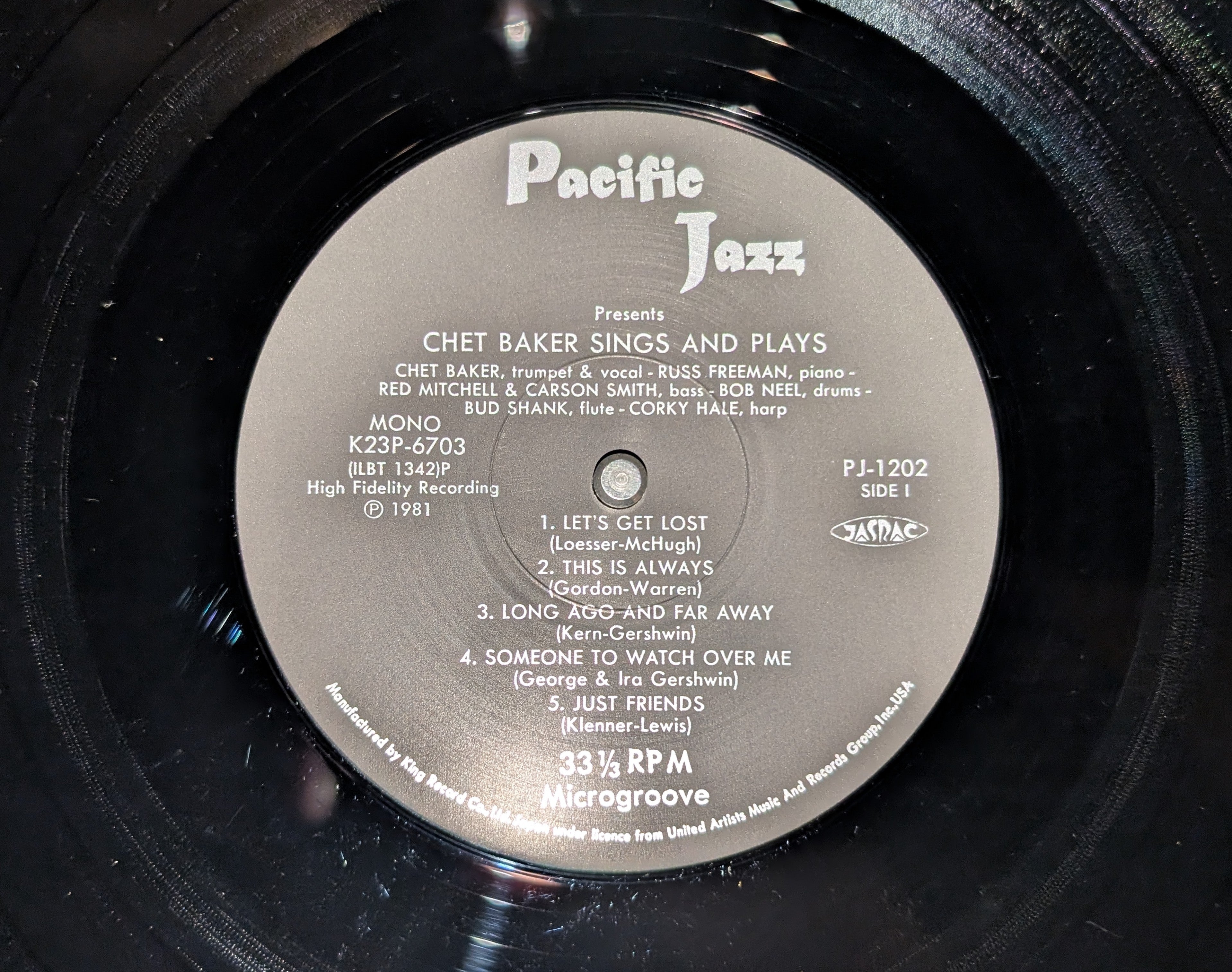 Chet Baker - Sings And Plays With Bud Shank, Russ Freeman And Strings