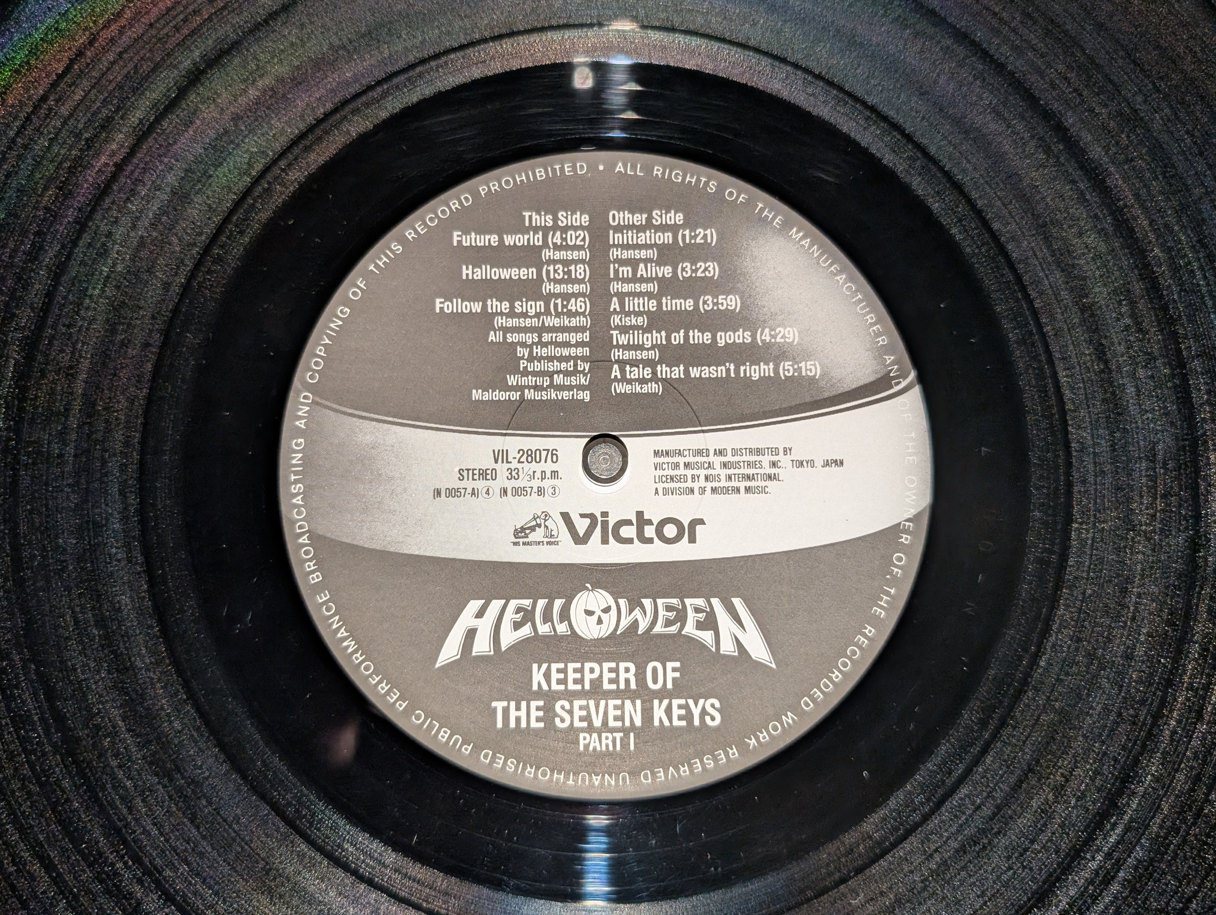 Helloween - Keeper Of The Seven Keys (Part I)