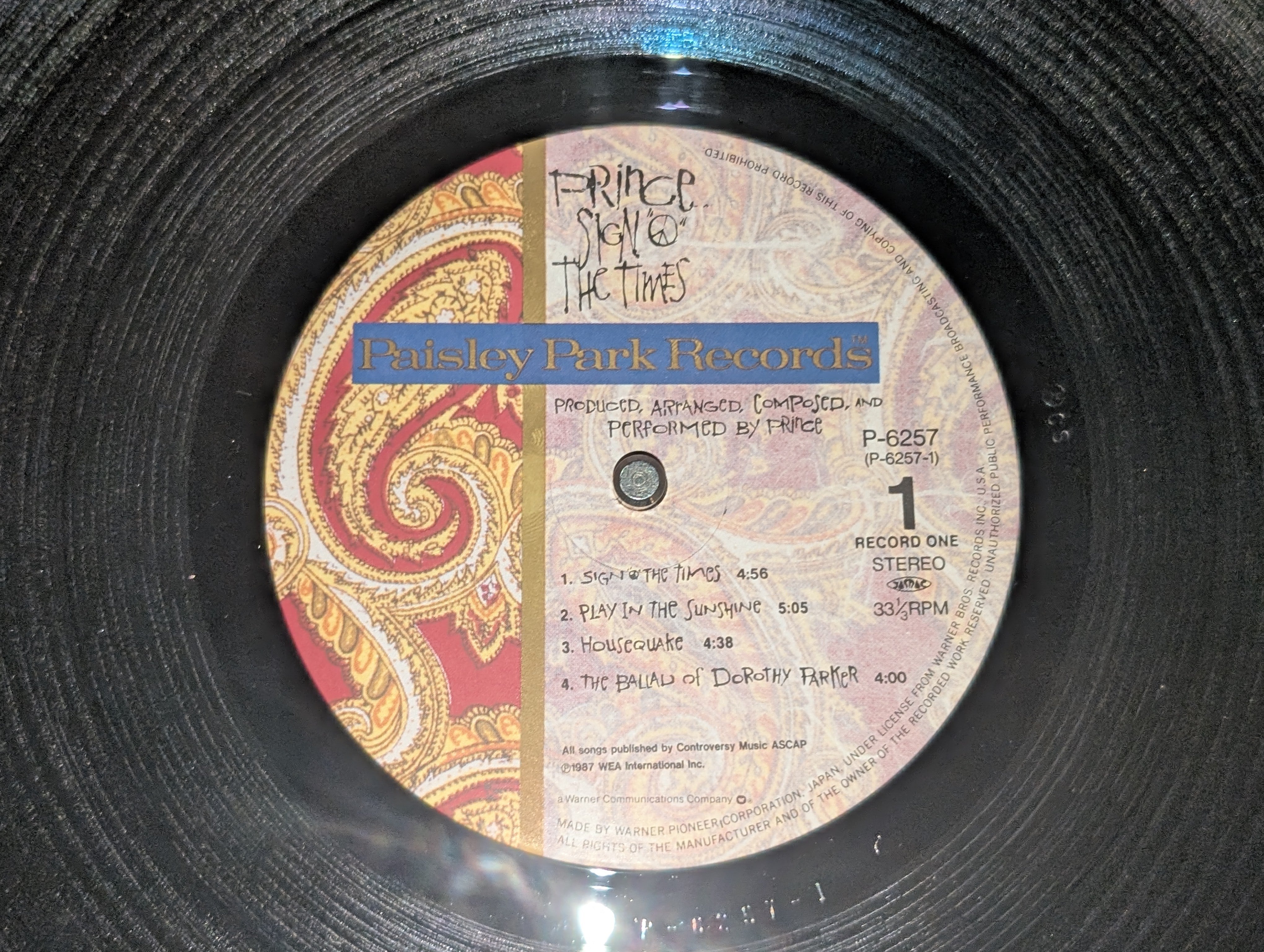 Prince - Sign "O" The Times