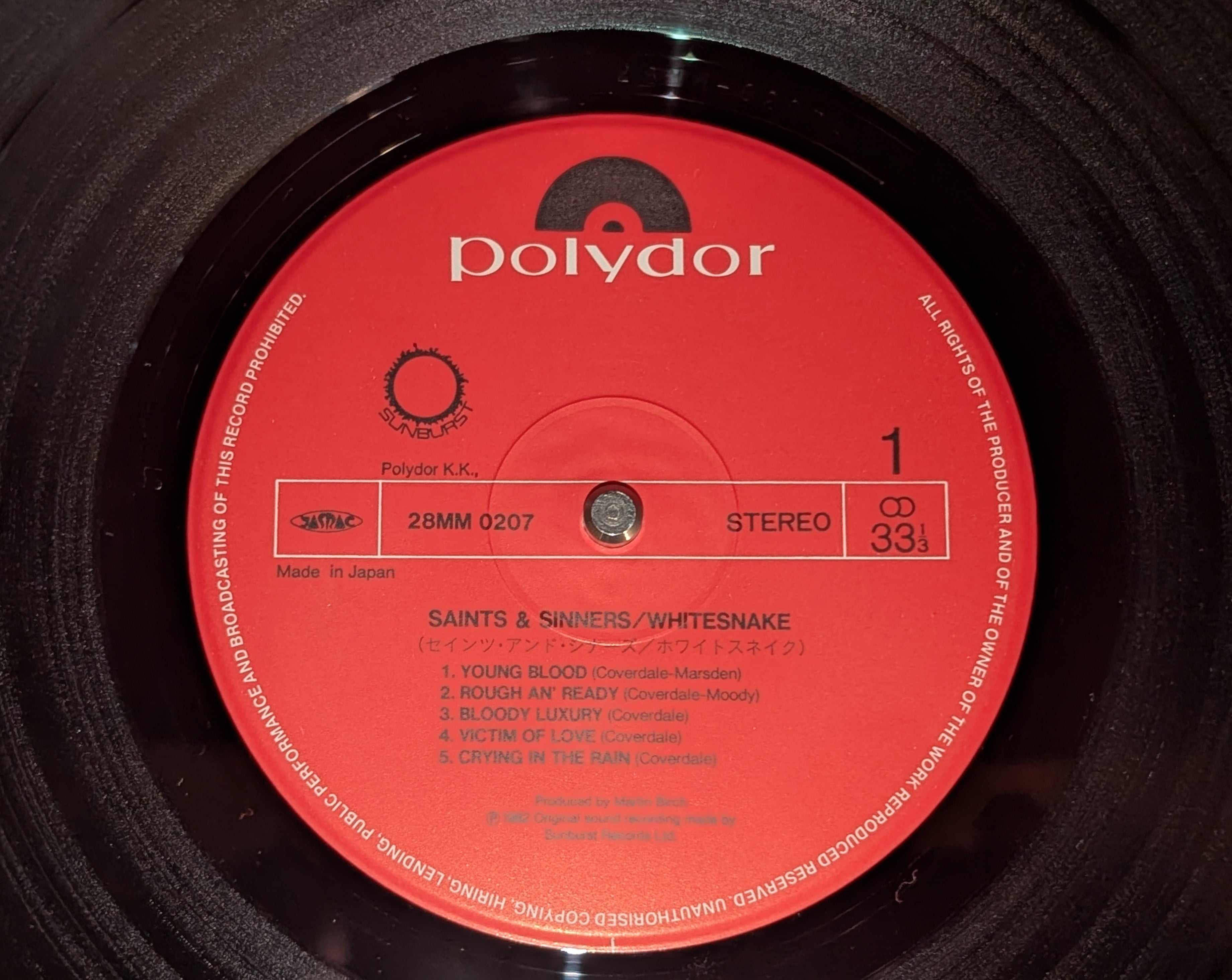 Whitesnake - Saints & Sinners