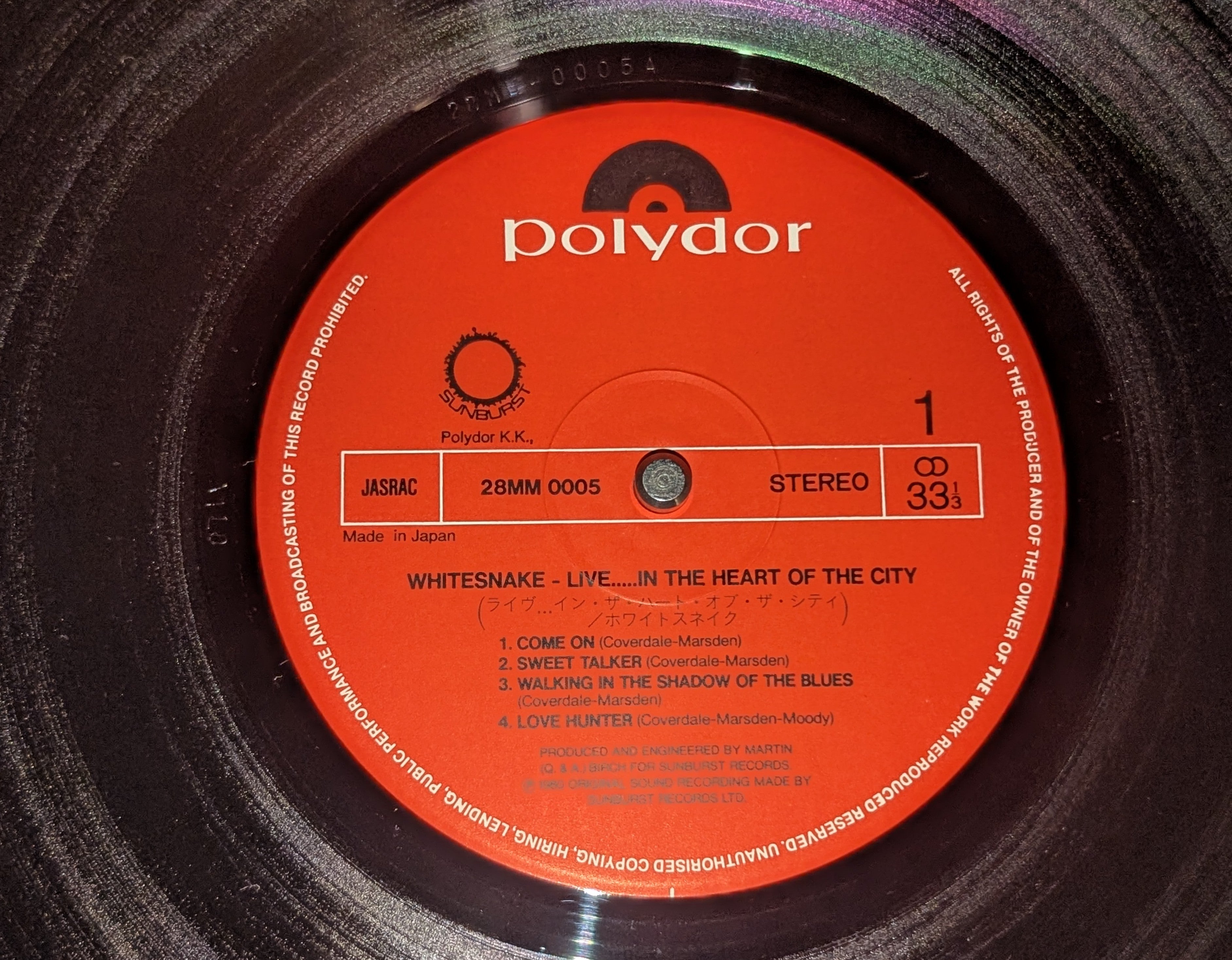 Whitesnake - Live... In The Heart Of The City