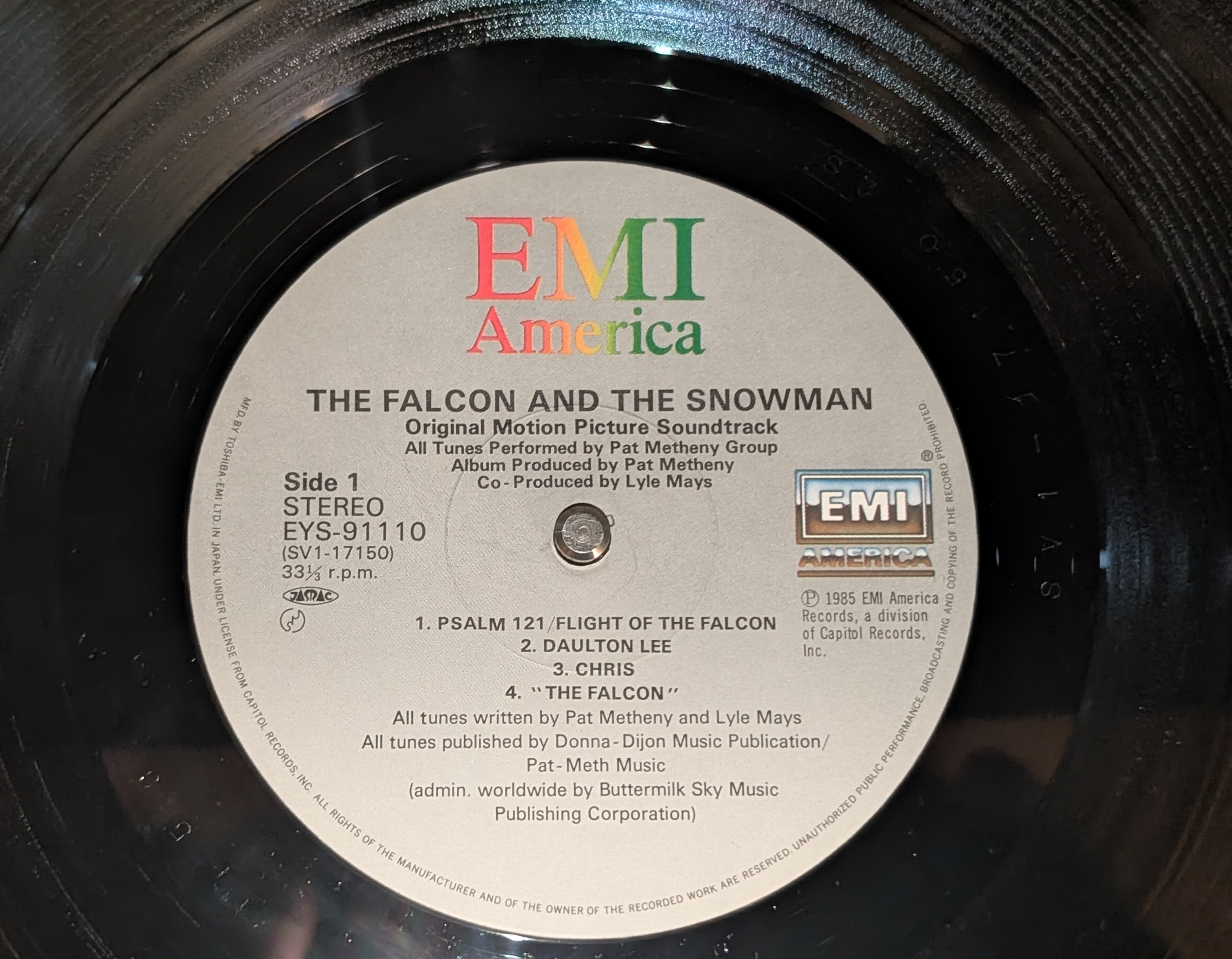Pat Metheny Group - The Falcon And The Snowman (Original Motion Picture Soundtrack)