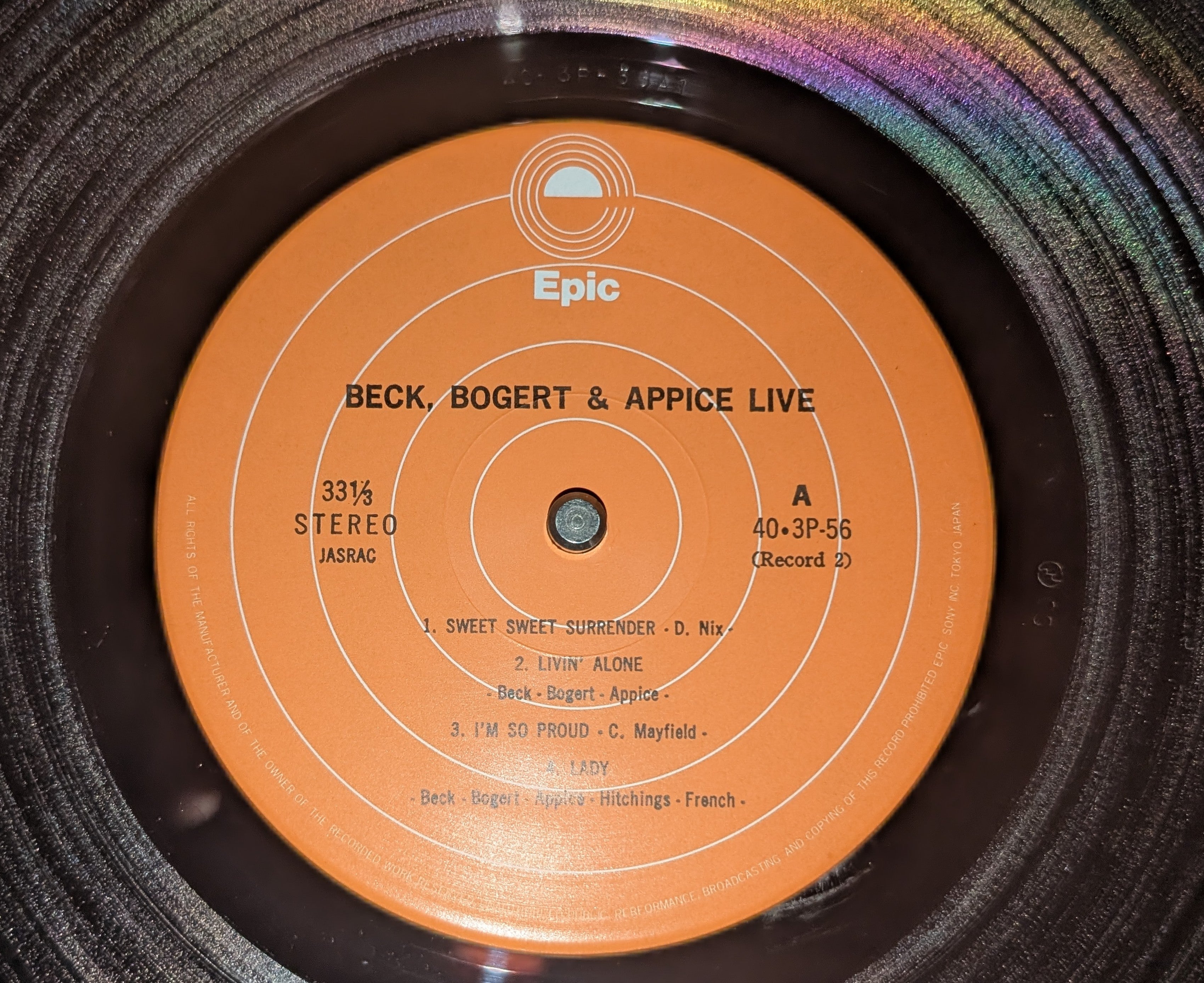Beck, Bogert & Appice - Beck, Bogert & Appice Live