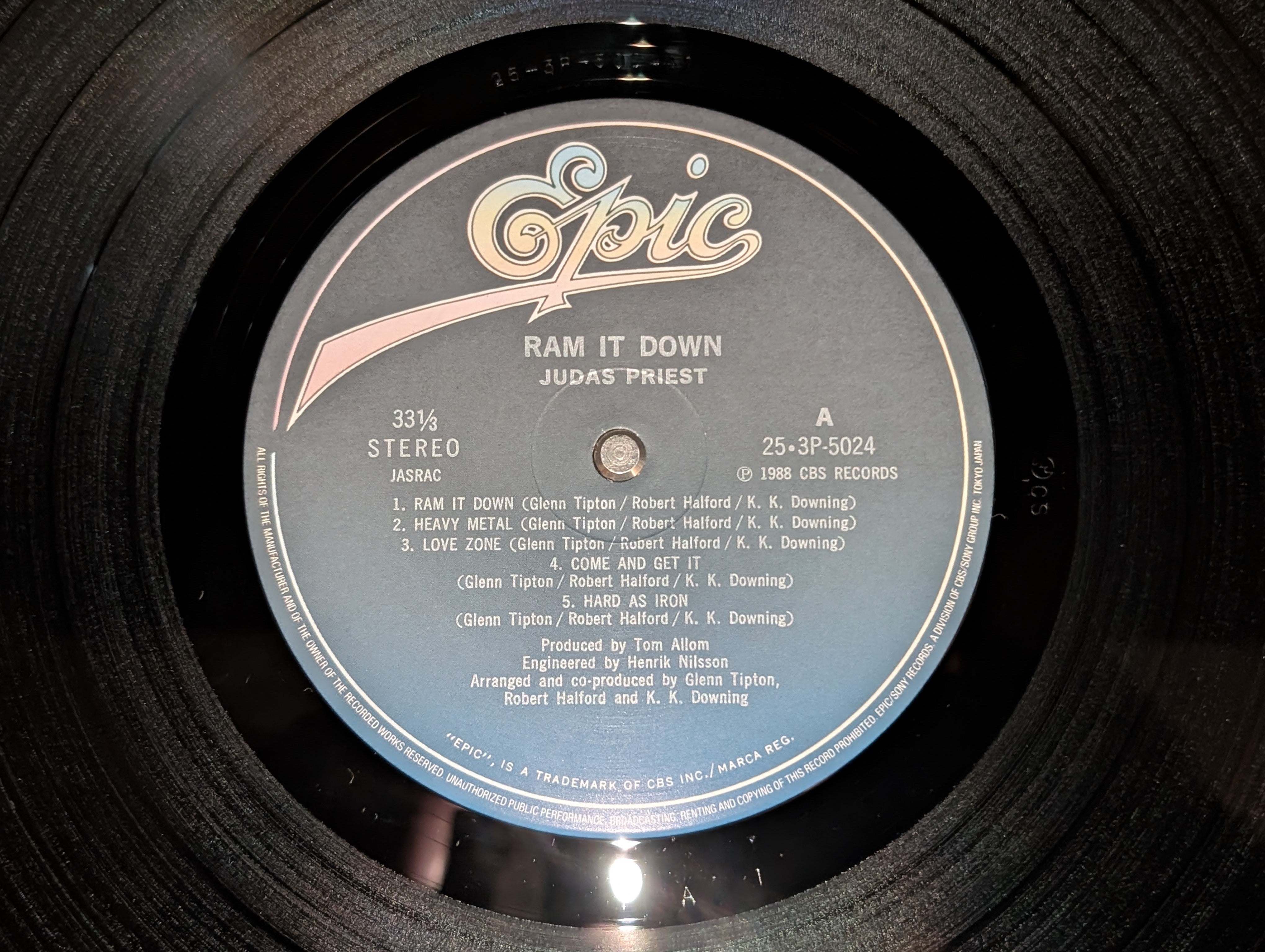 Judas Priest - Ram It Down ** Sold **