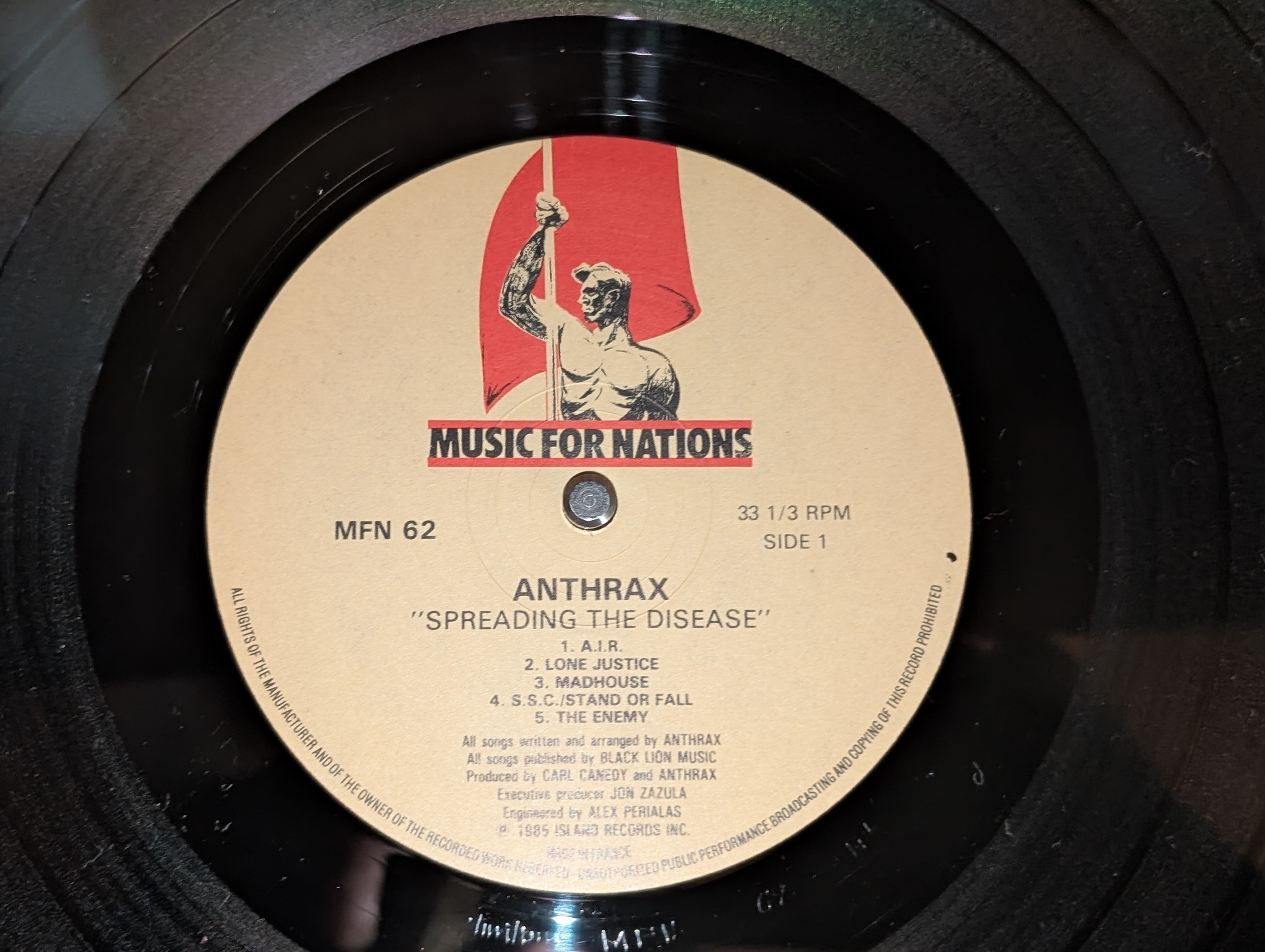 Anthrax - Spreading The Disease