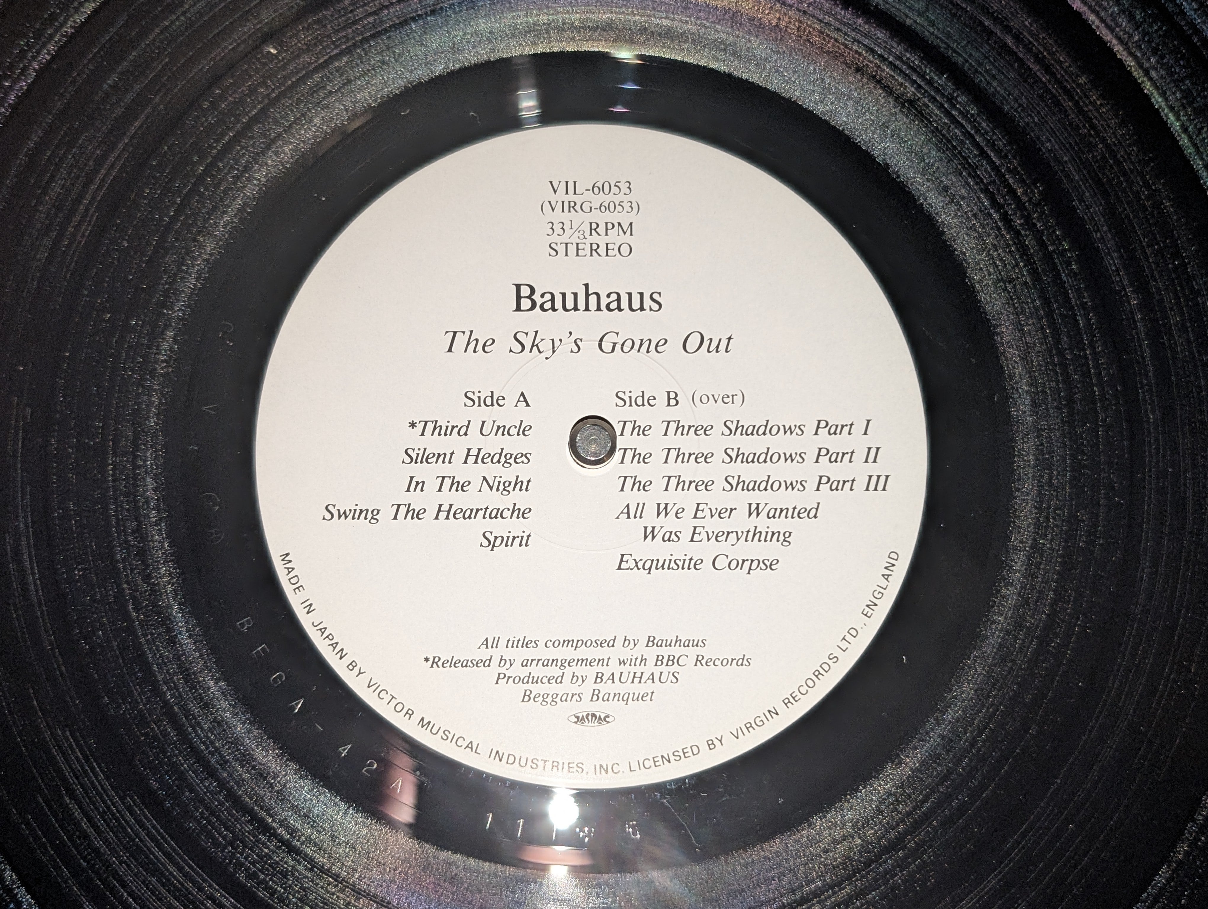 Bauhaus - The Sky's Gone Out