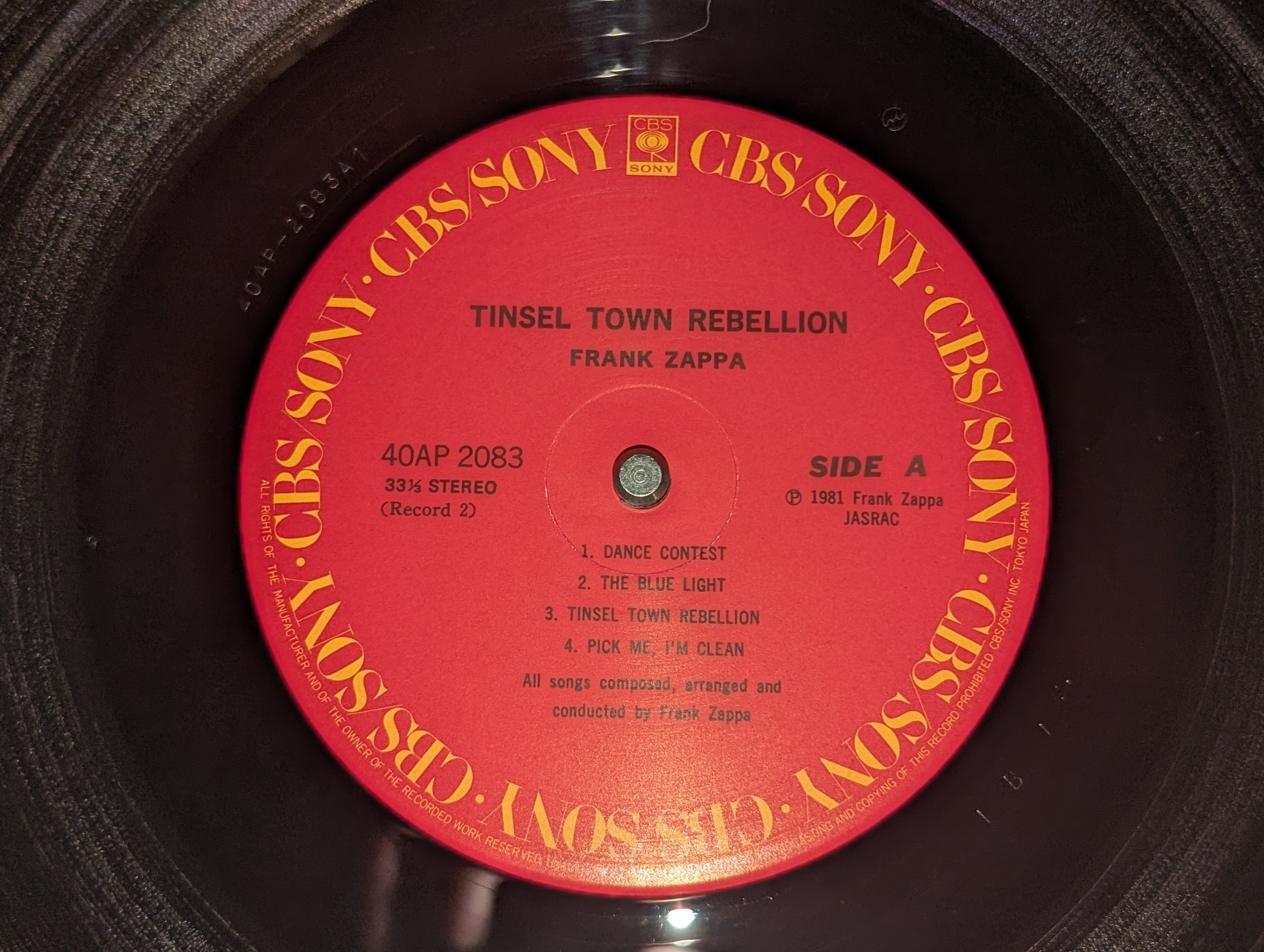 Frank Zappa - Tinseltown Rebellion