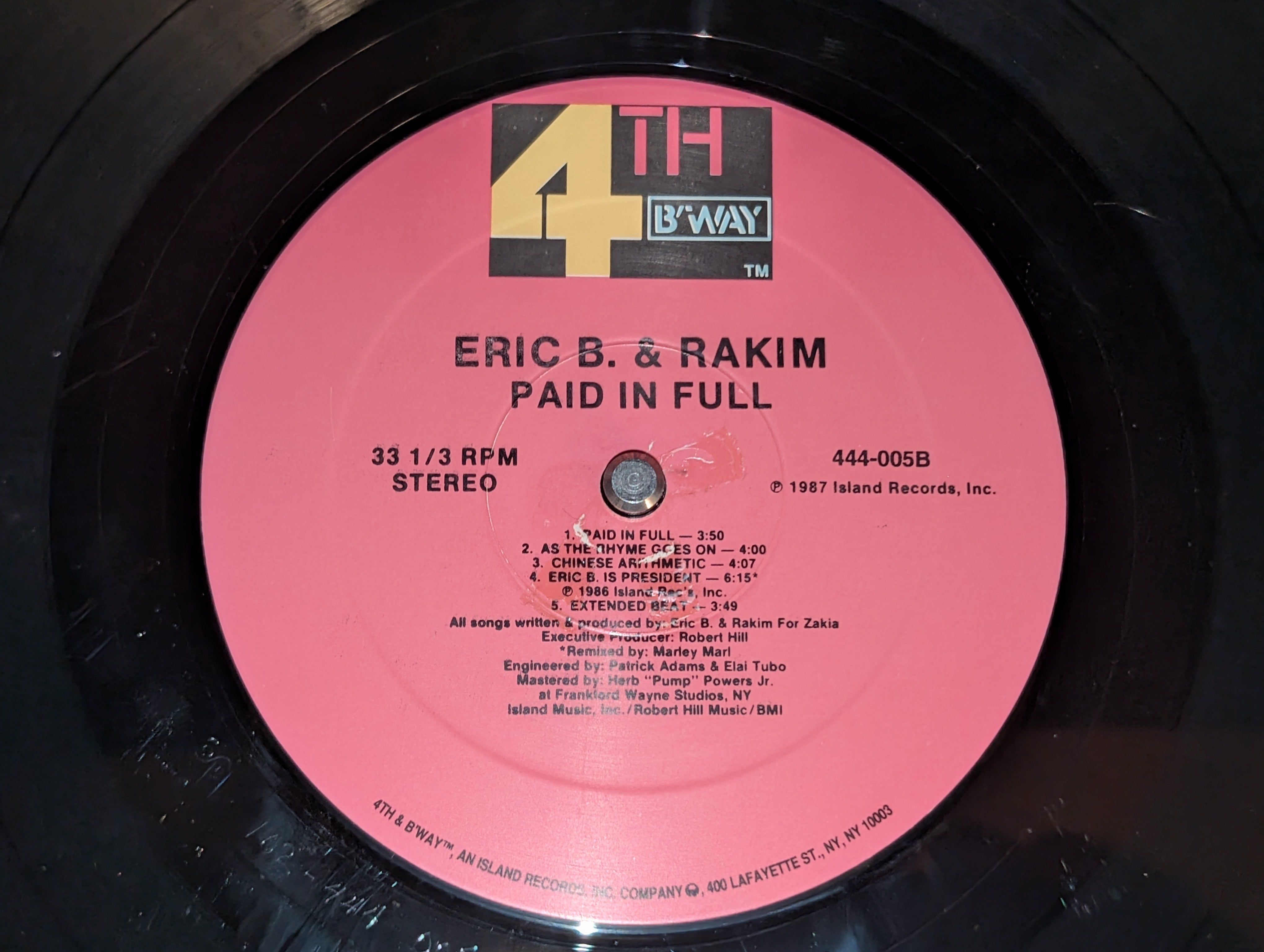 Eric B. & Rakim - Paid In Full