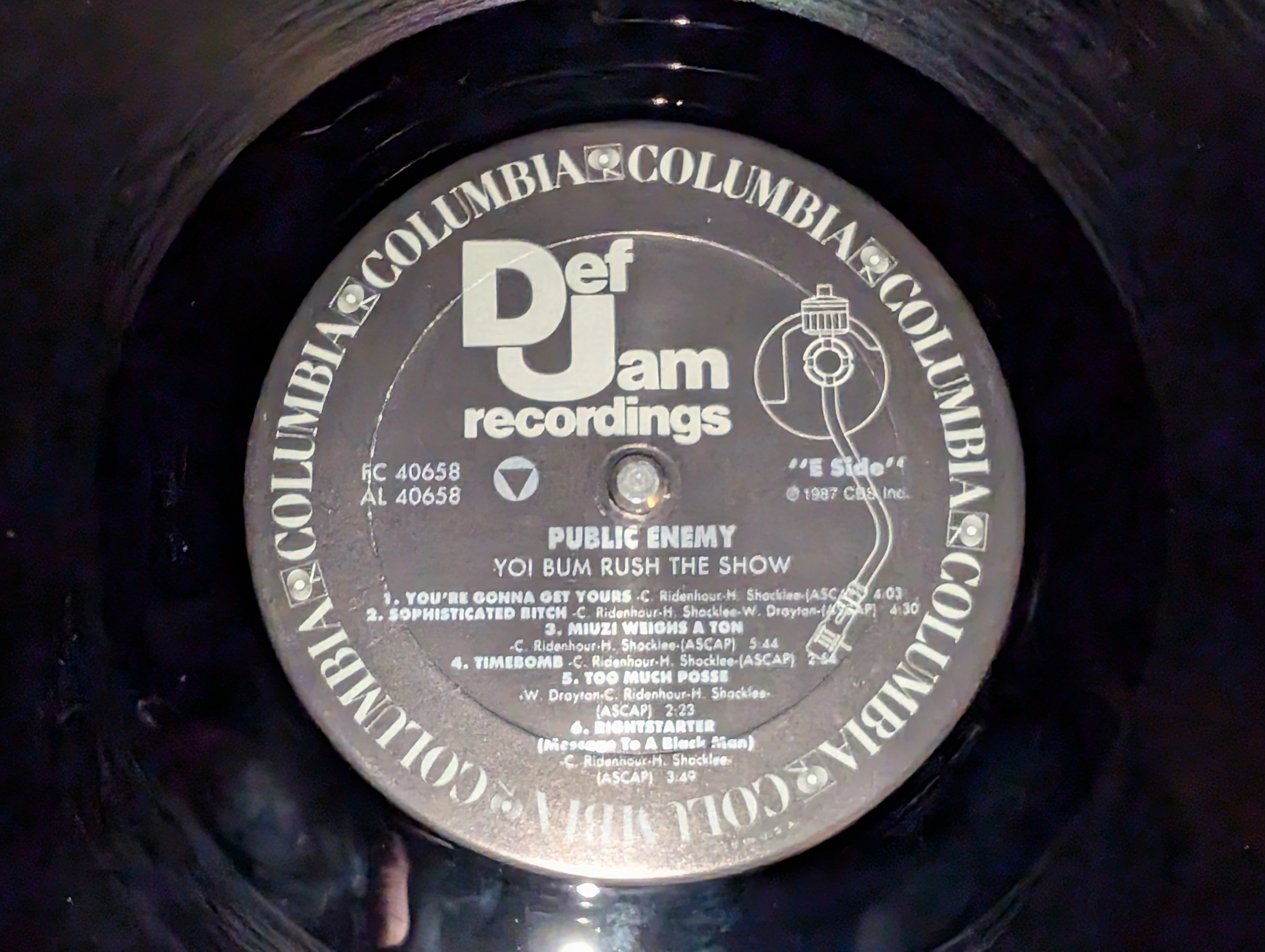 Public Enemy - Yo!  Bum Rush The Show