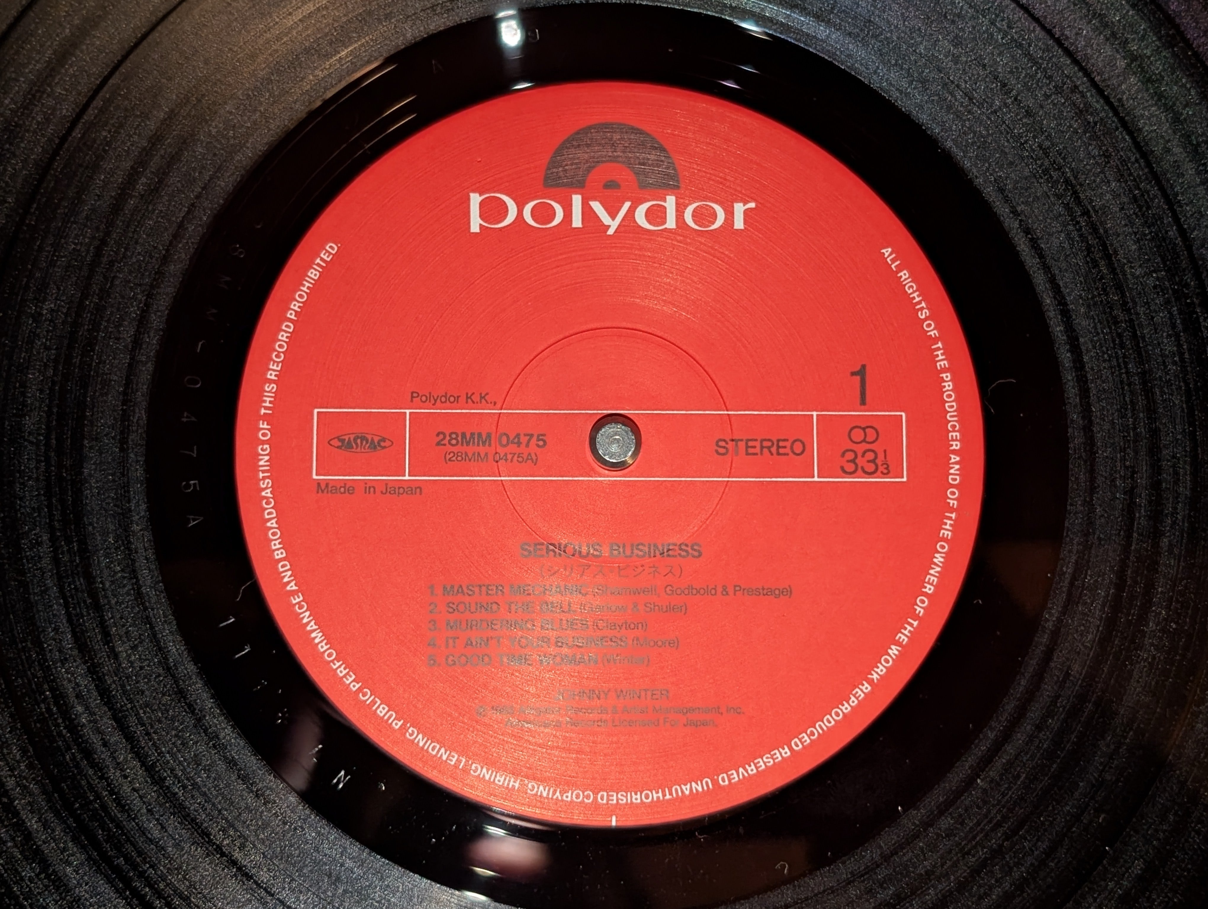 Johnny Winter - Serious Business