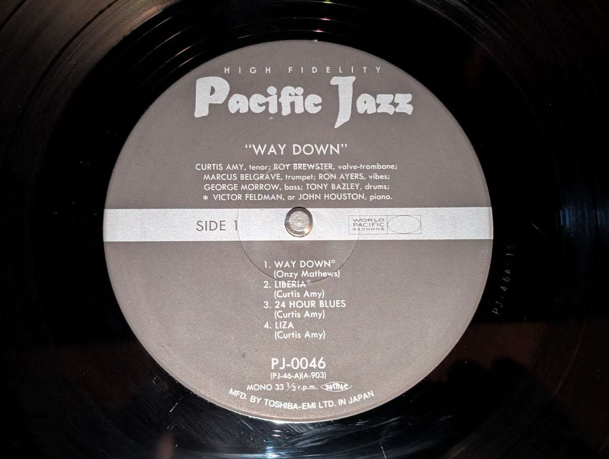 Curtis Amy Featuring Victor Feldman - Way Down