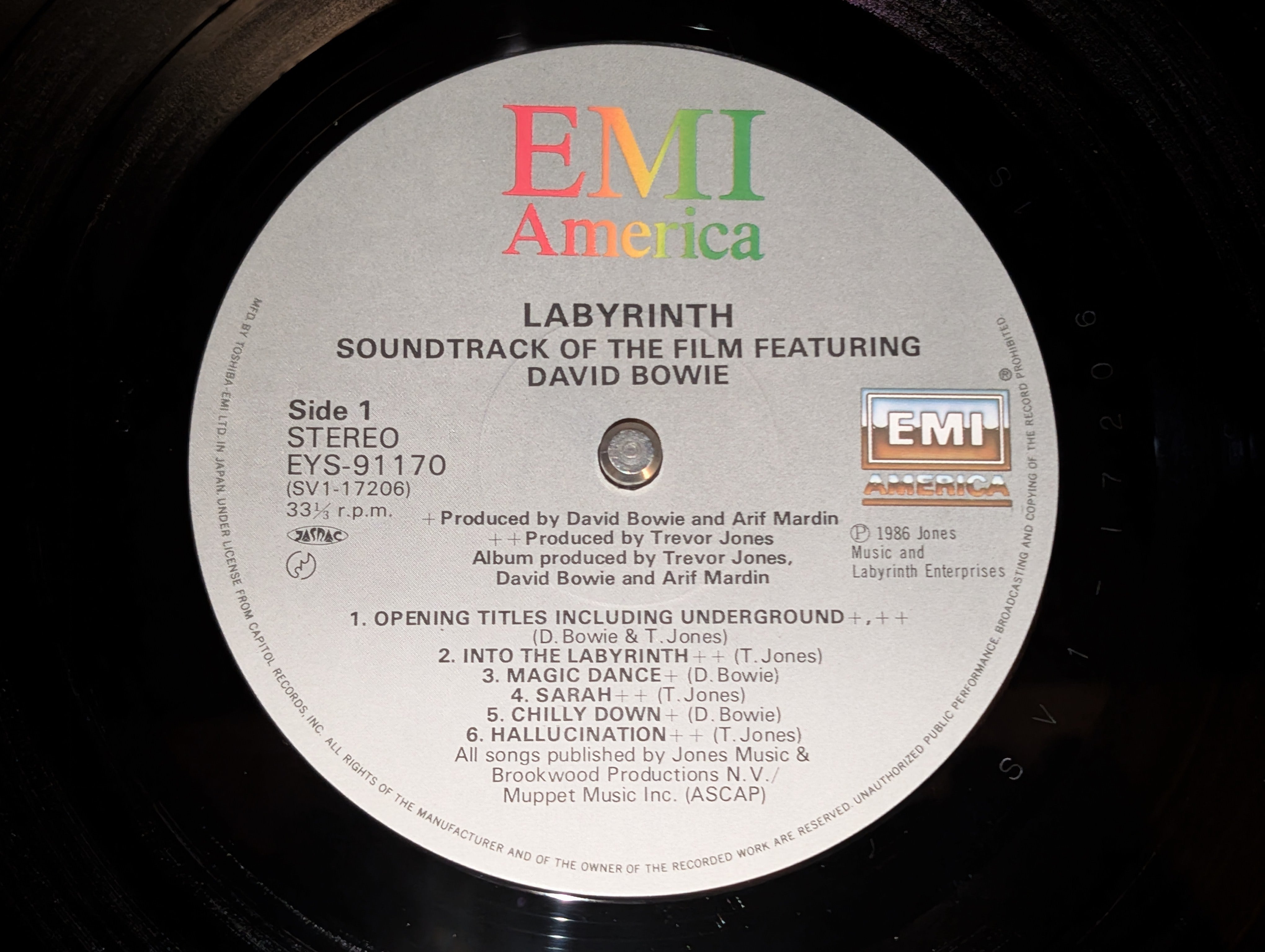 David Bowie And Trevor Jones - Labyrinth - From The Original Soundtrack Of The Jim Henson Film