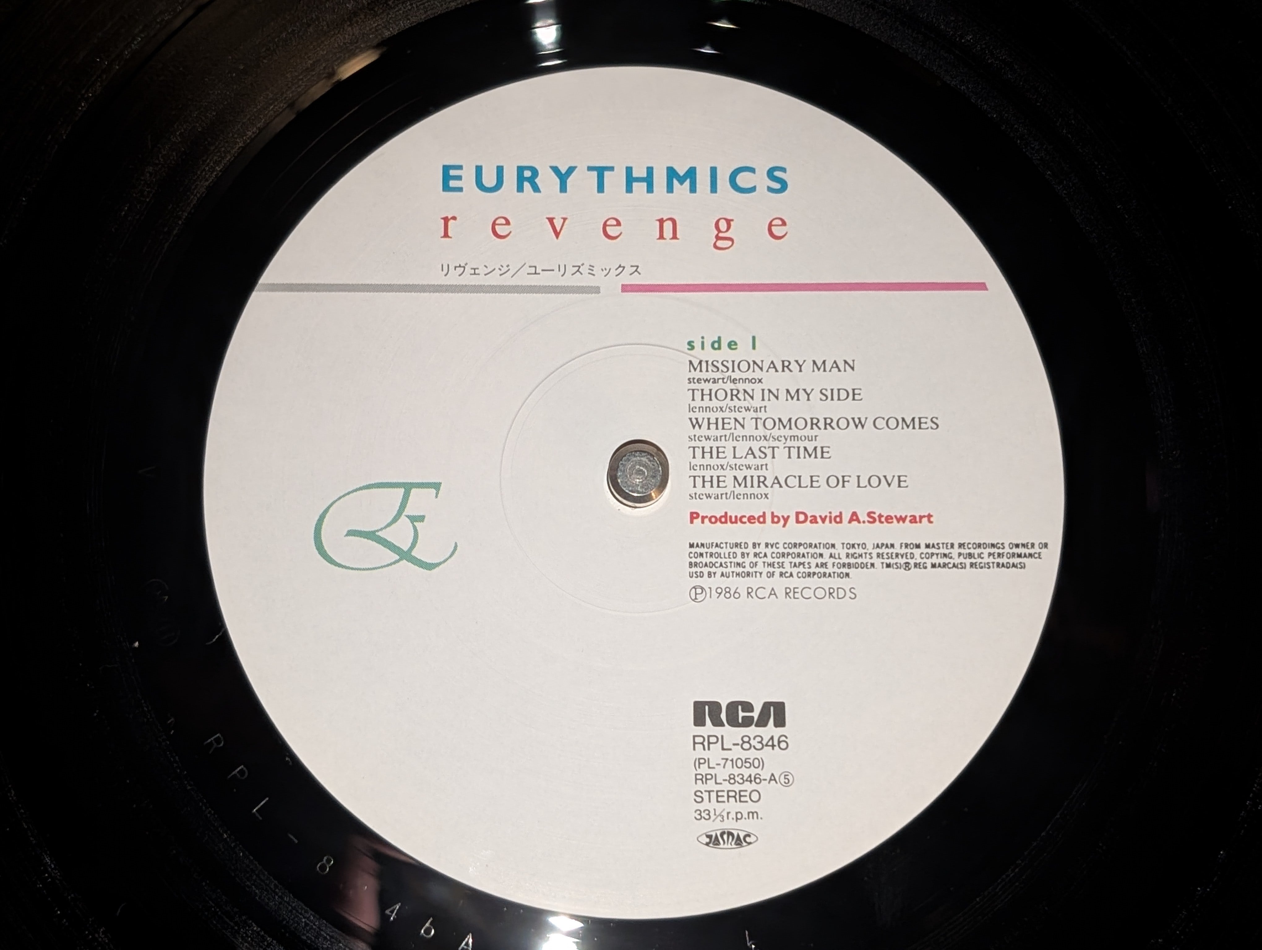 Eurythmics - Revenge