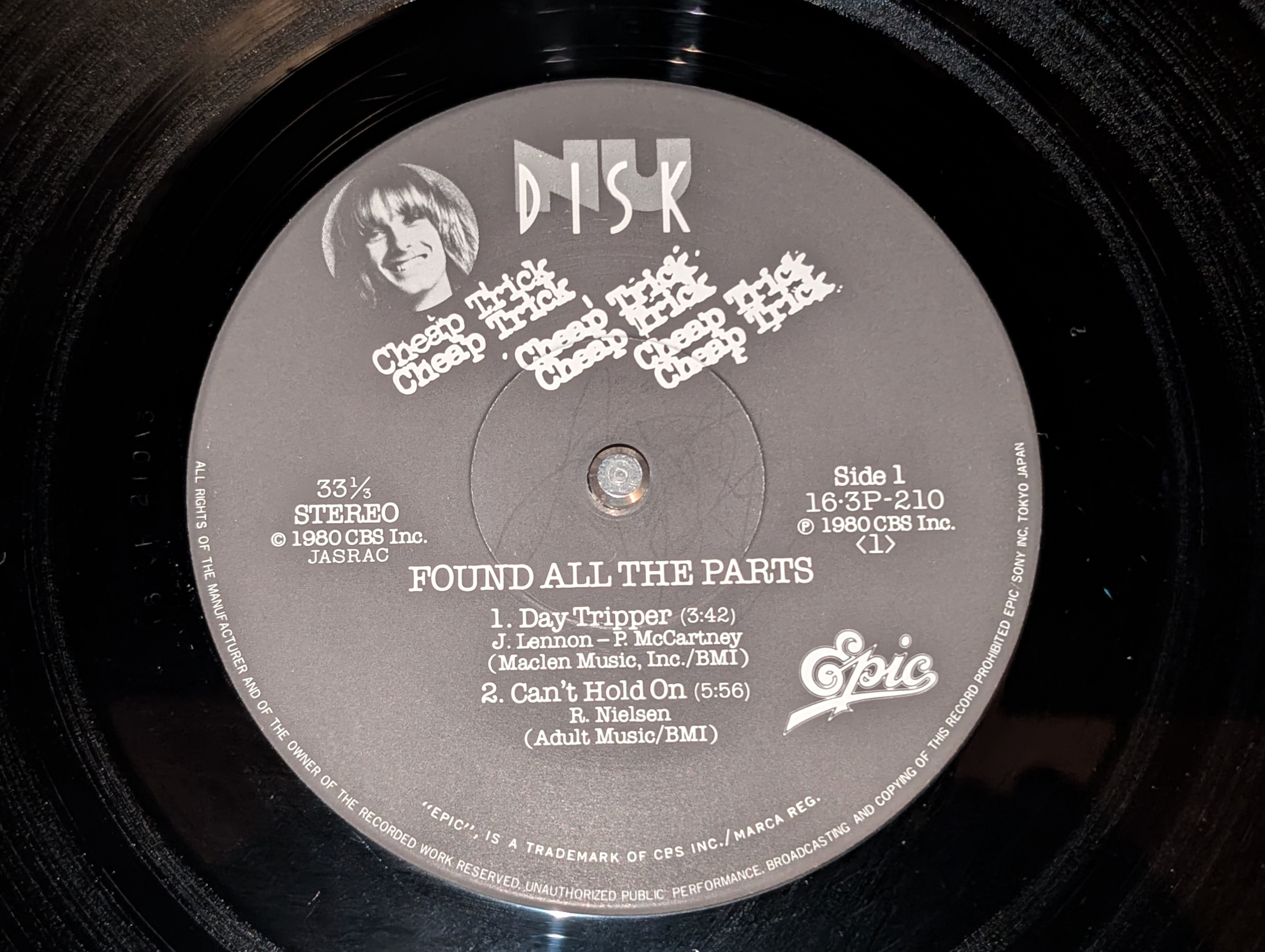 Cheap Trick - Found All The Parts  デイ・トリッパー