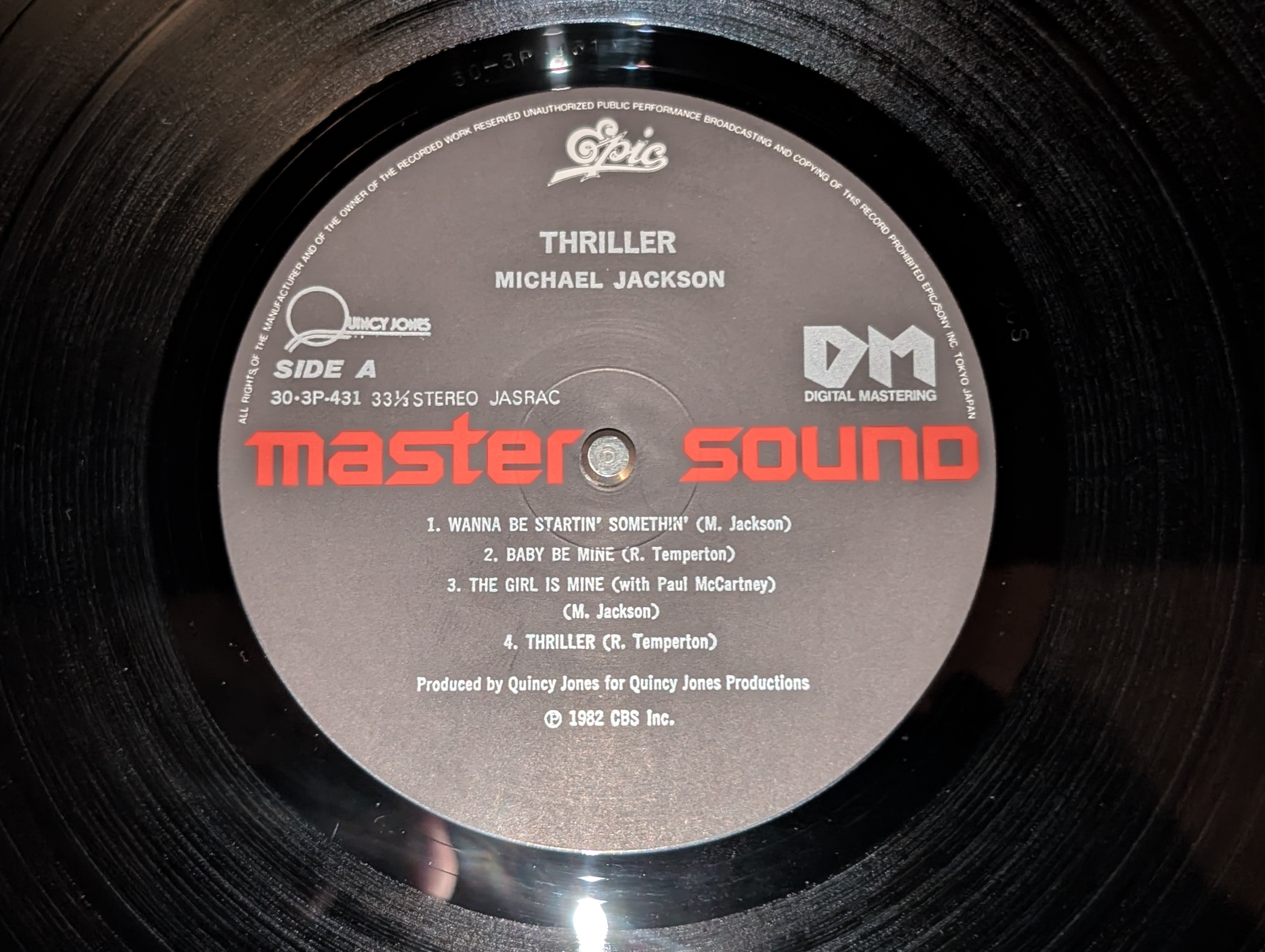 Michael Jackson - Thriller (Mastersound)