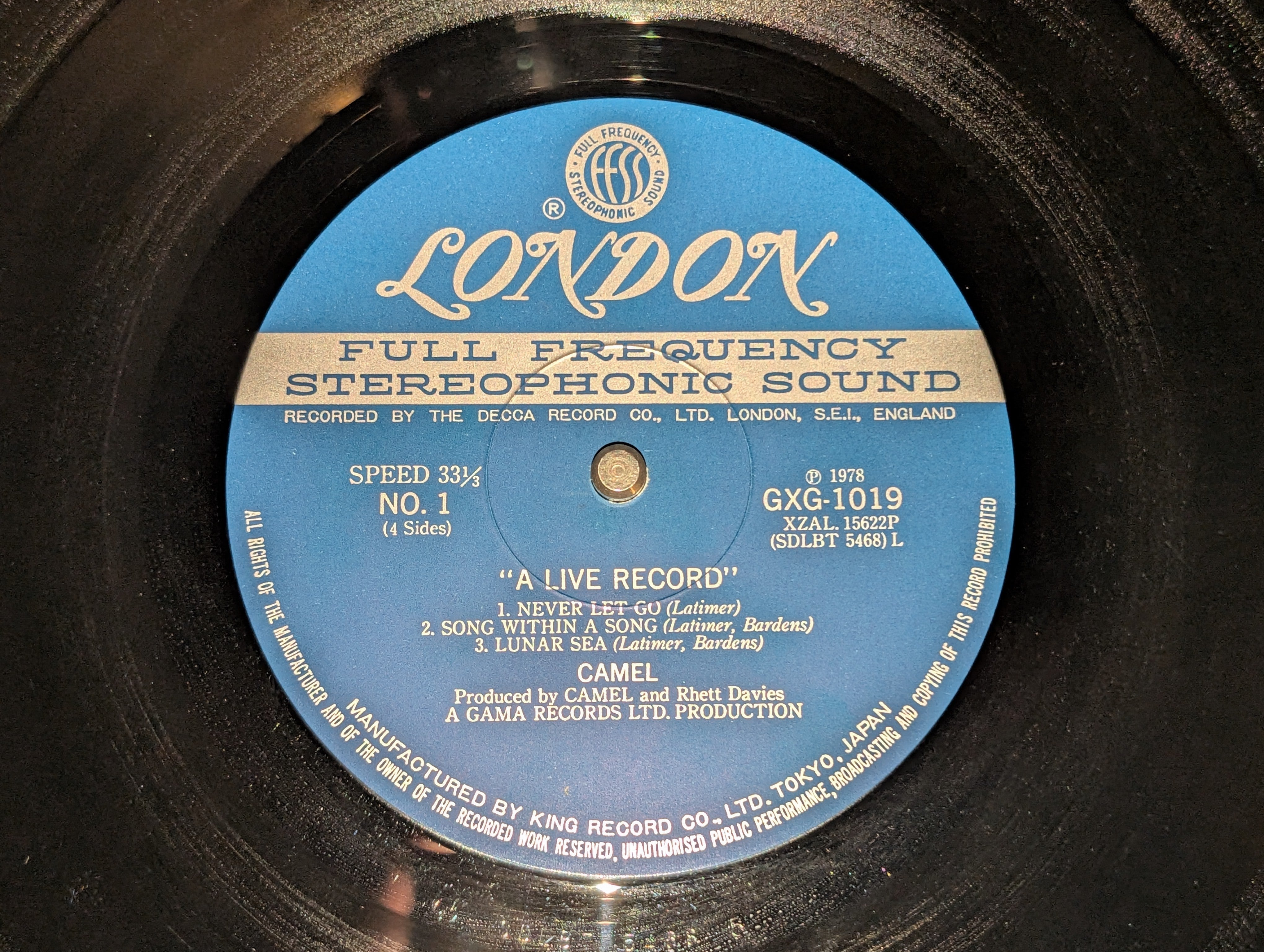 Camel - A Live Record