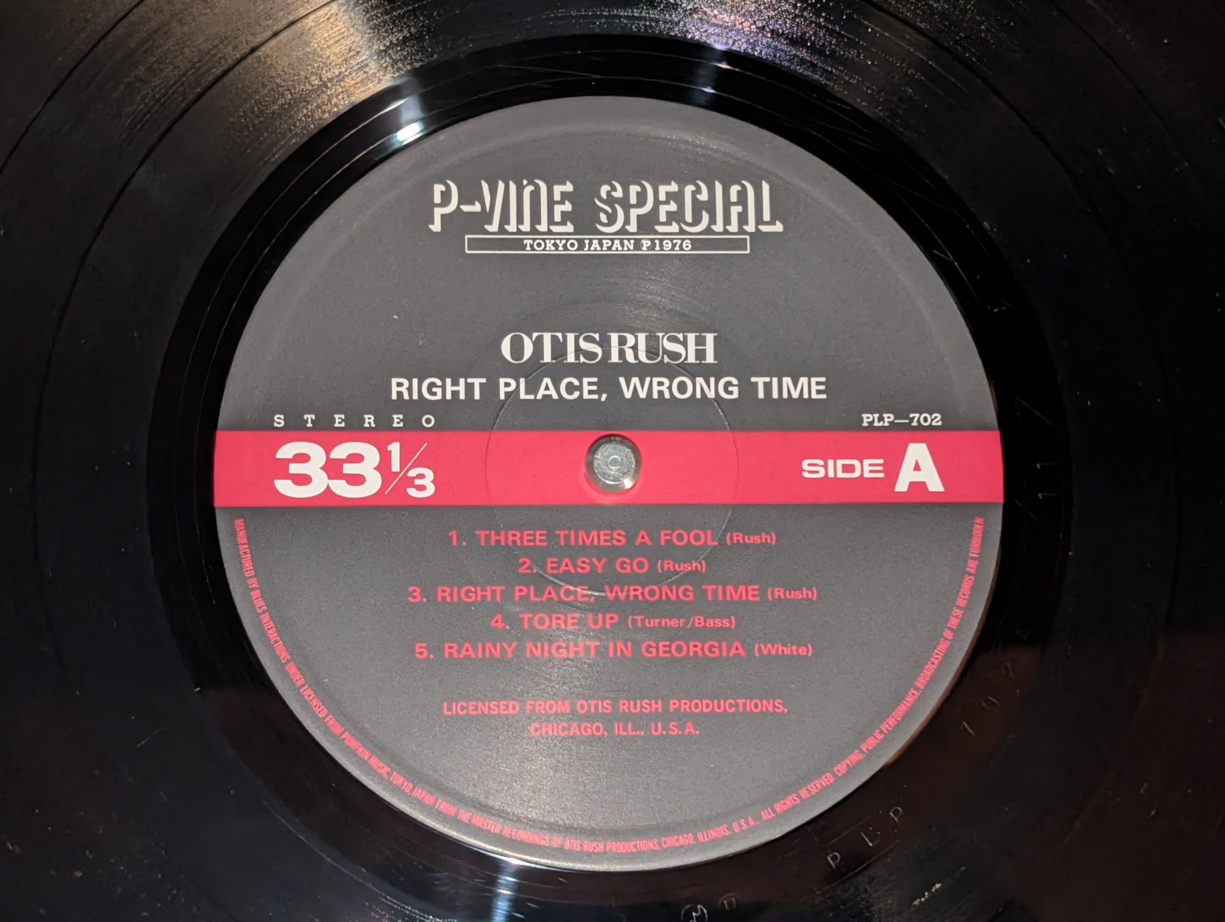 Otis Rush - Right Place, Wrong Time