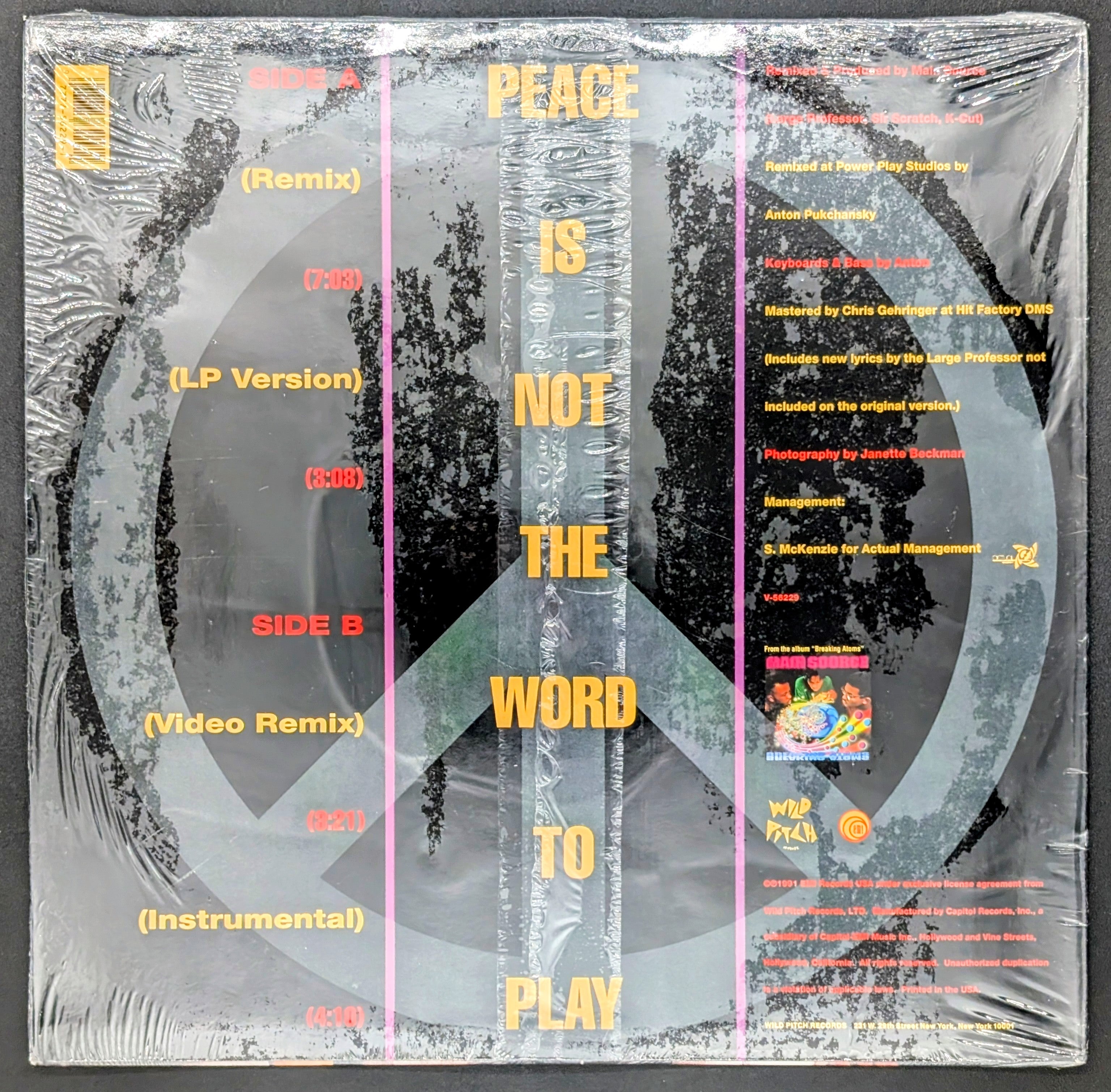 Main Source - Peace Is Not The Word To Play