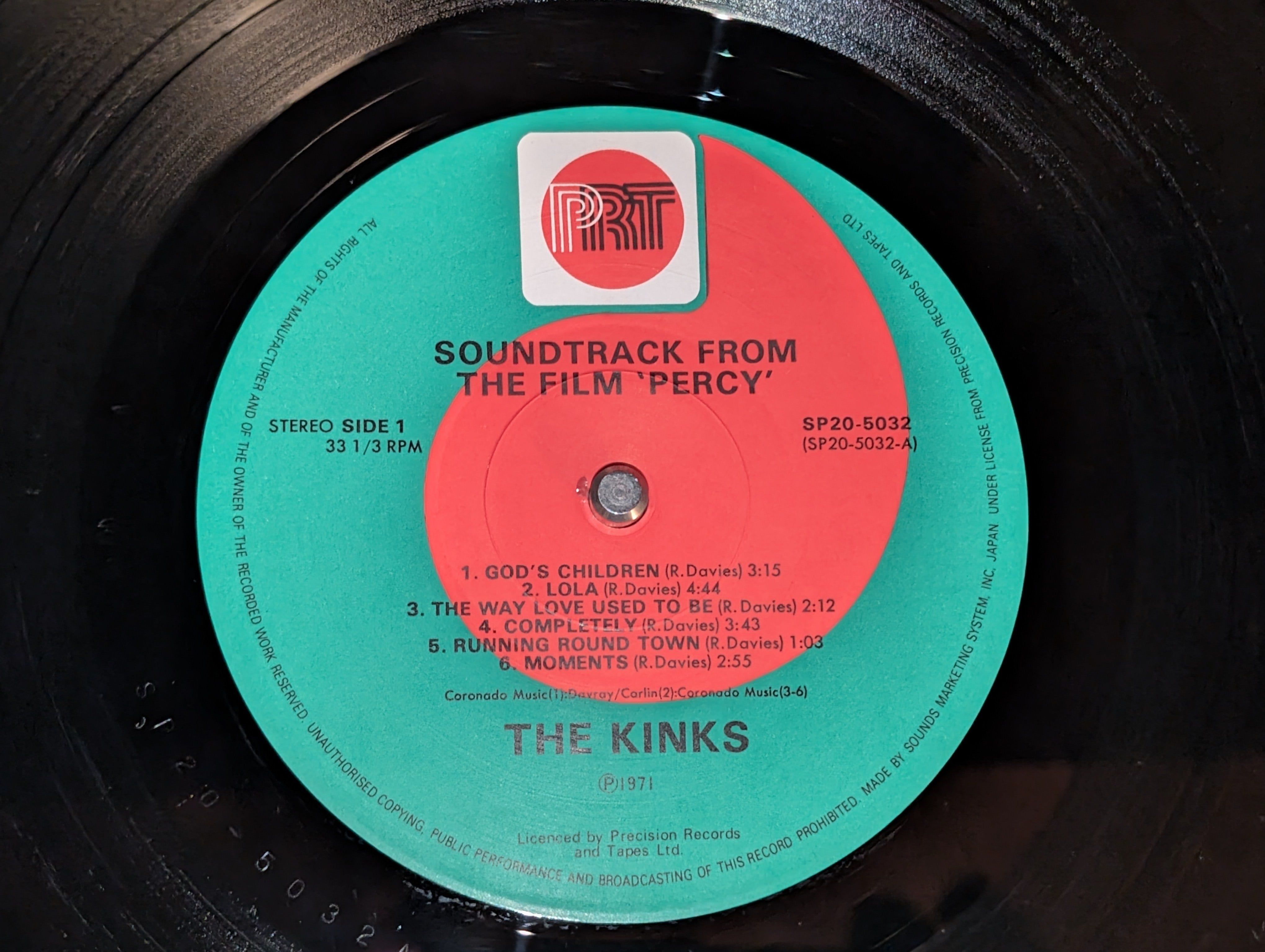 The Kinks - Percy  バーシー