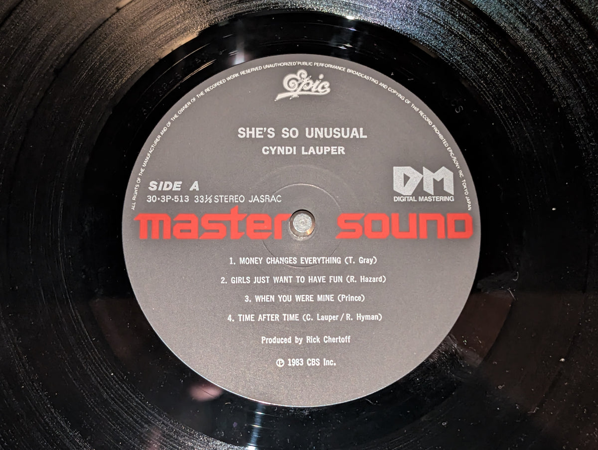 Cyndi Lauper - She's So Unusual  N.Y.ダンステリア (Master Sound)