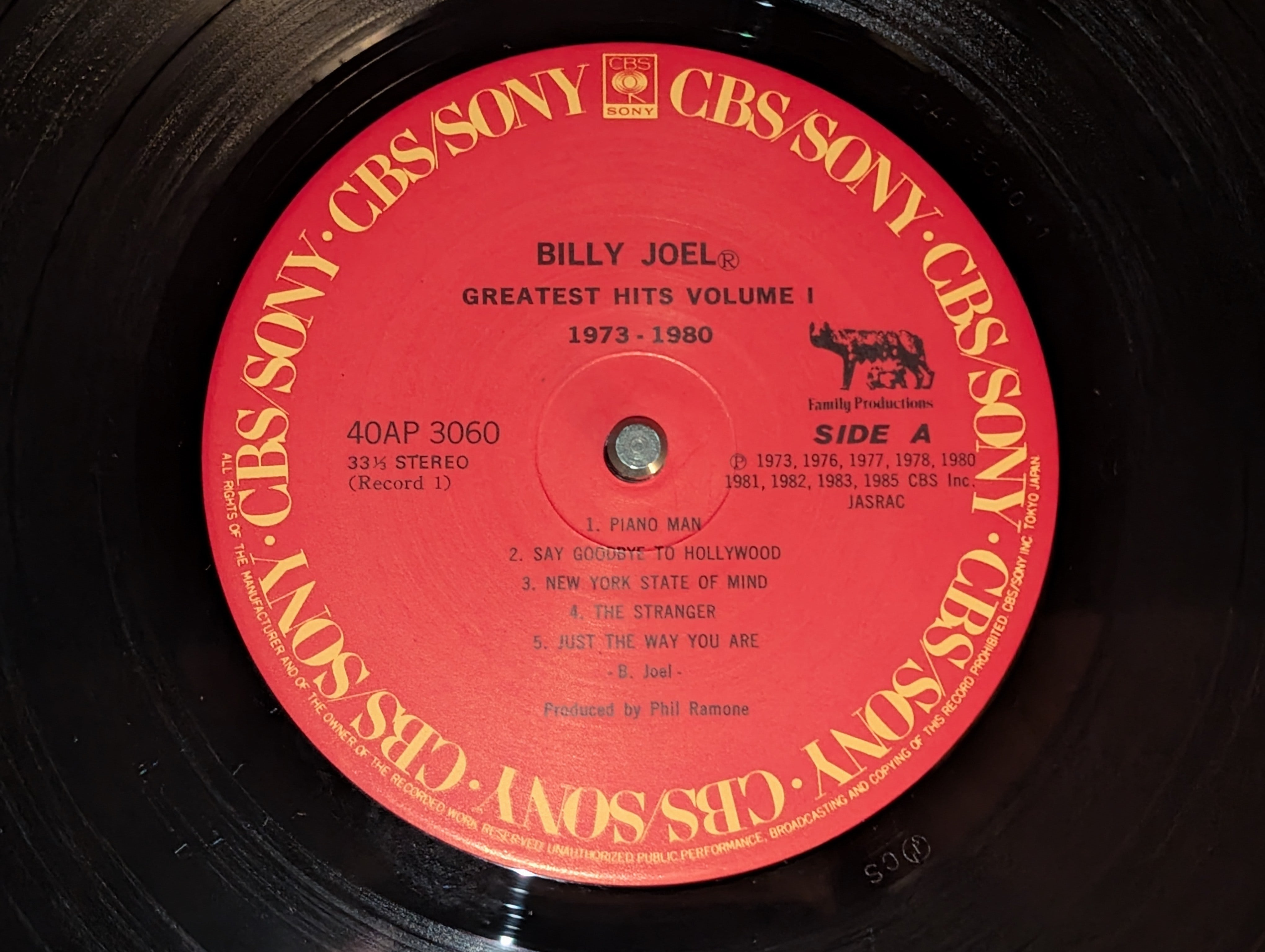 Billy Joel - Greatest Hits Volume I & Volume II