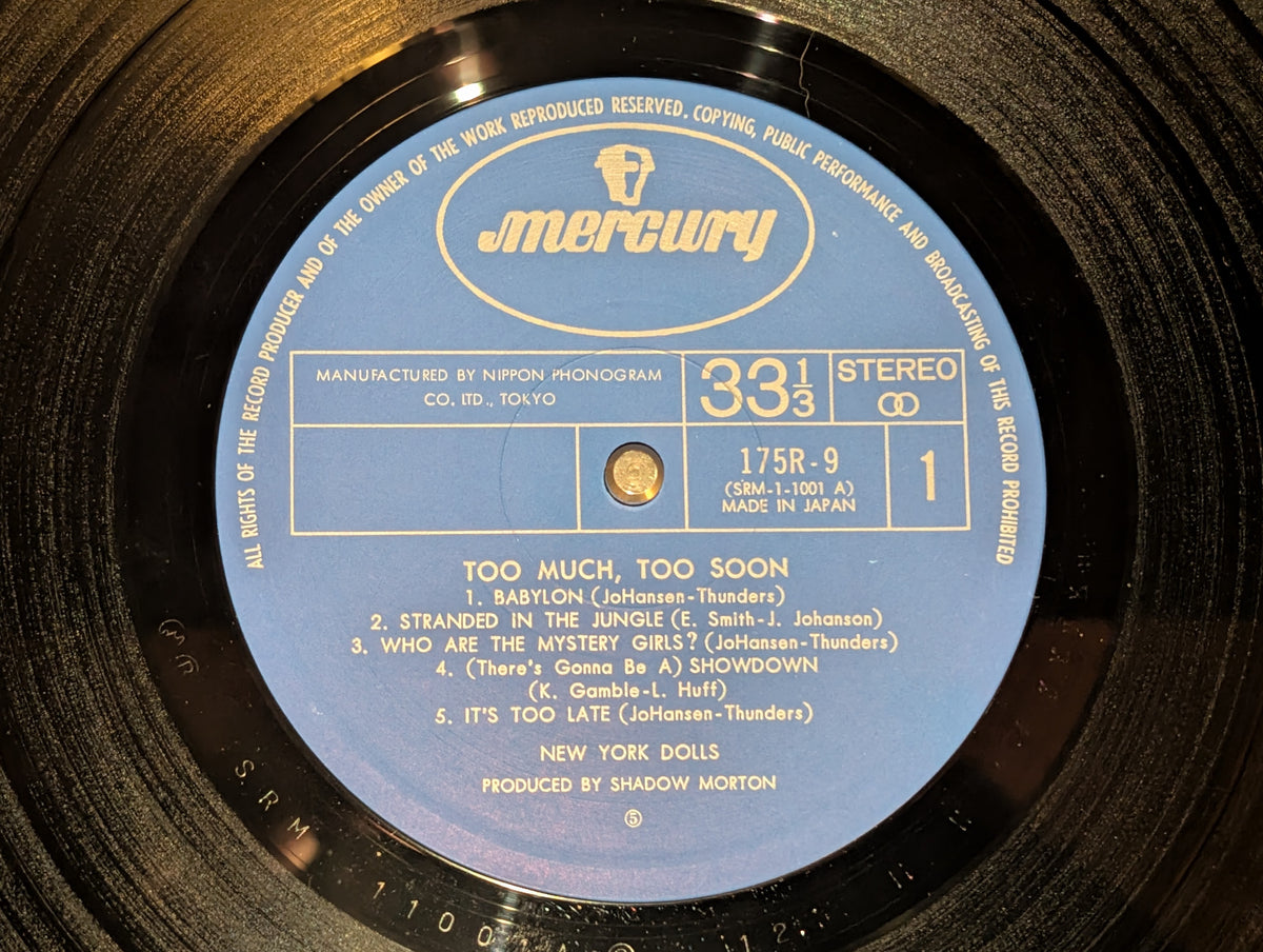 New York Dolls -  Too Much Too Soon