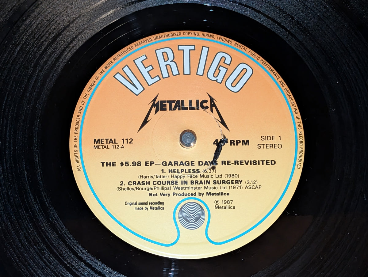 Metallica - The $5.98 E.P. - Garage Days Re-Revisited