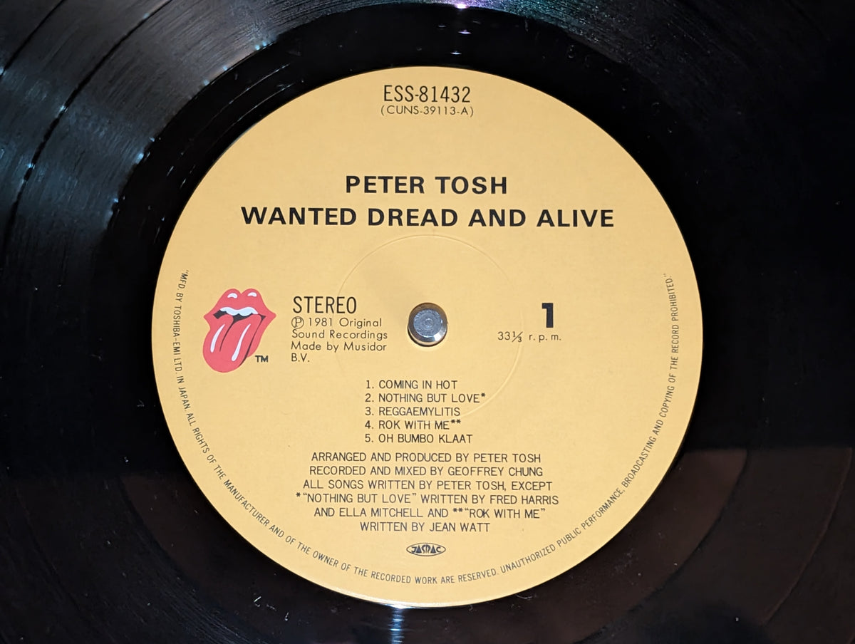 Peter Tosh - Wanted Dread & Alive