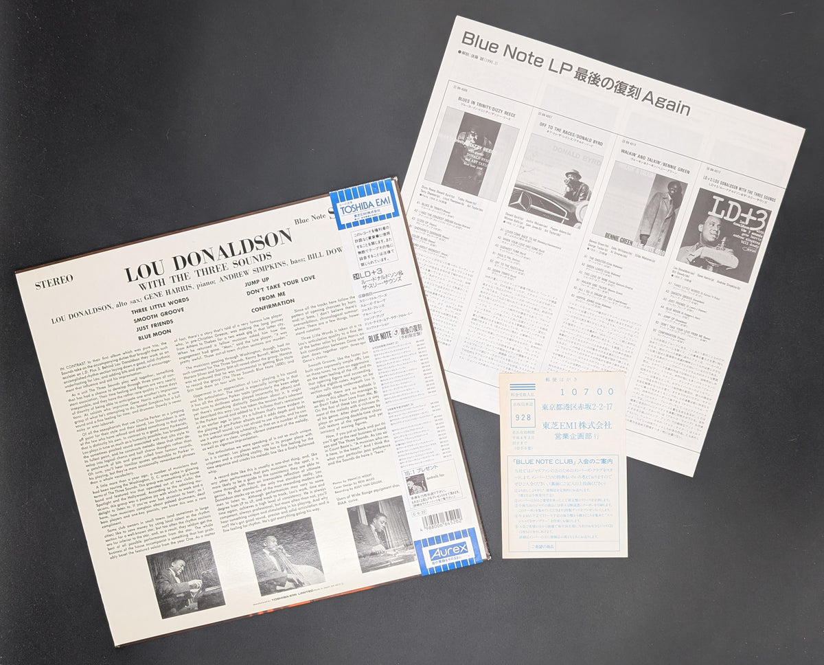 Lou Donaldson With The Three Sounds - LD+3