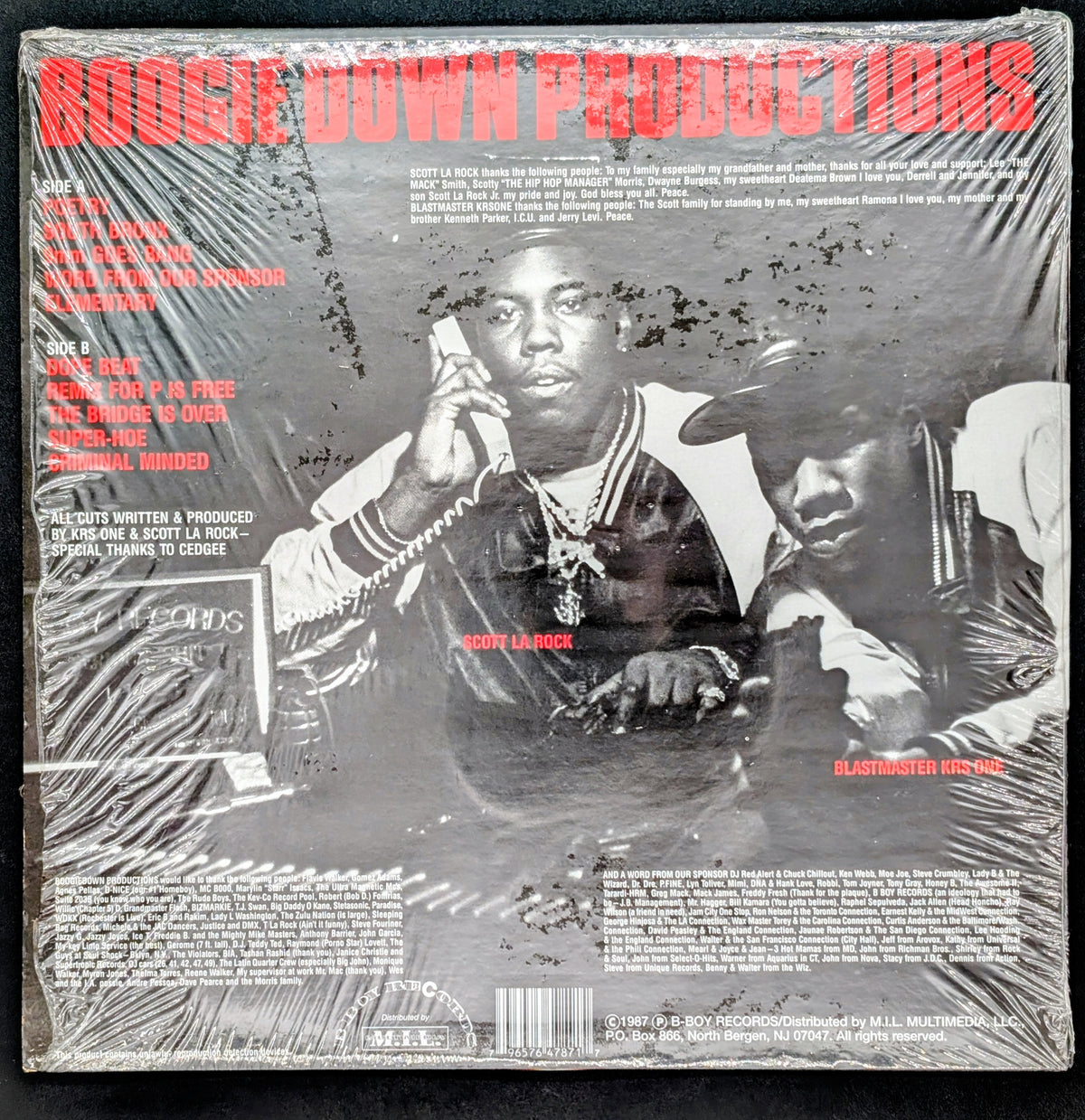 Boogie Down Productions - Criminal Minded