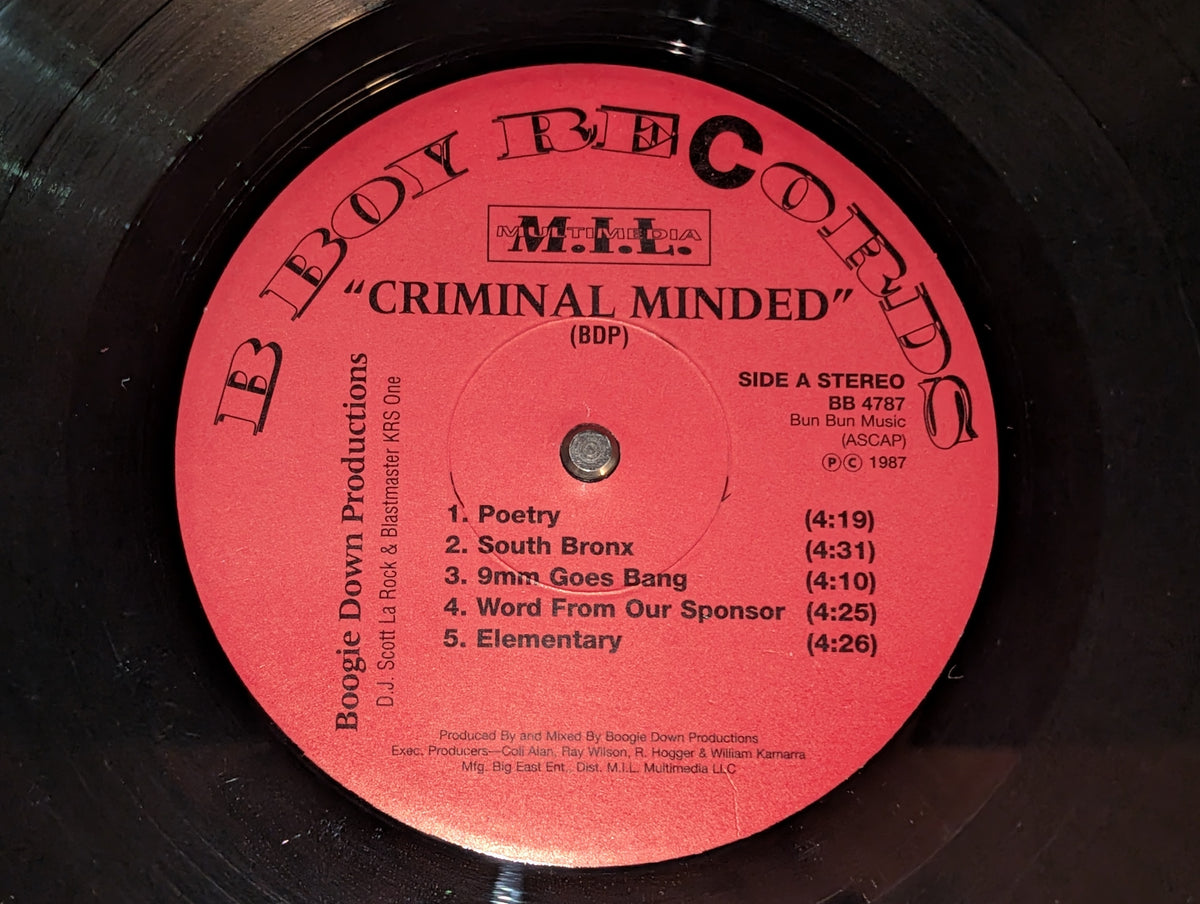 Boogie Down Productions - Criminal Minded