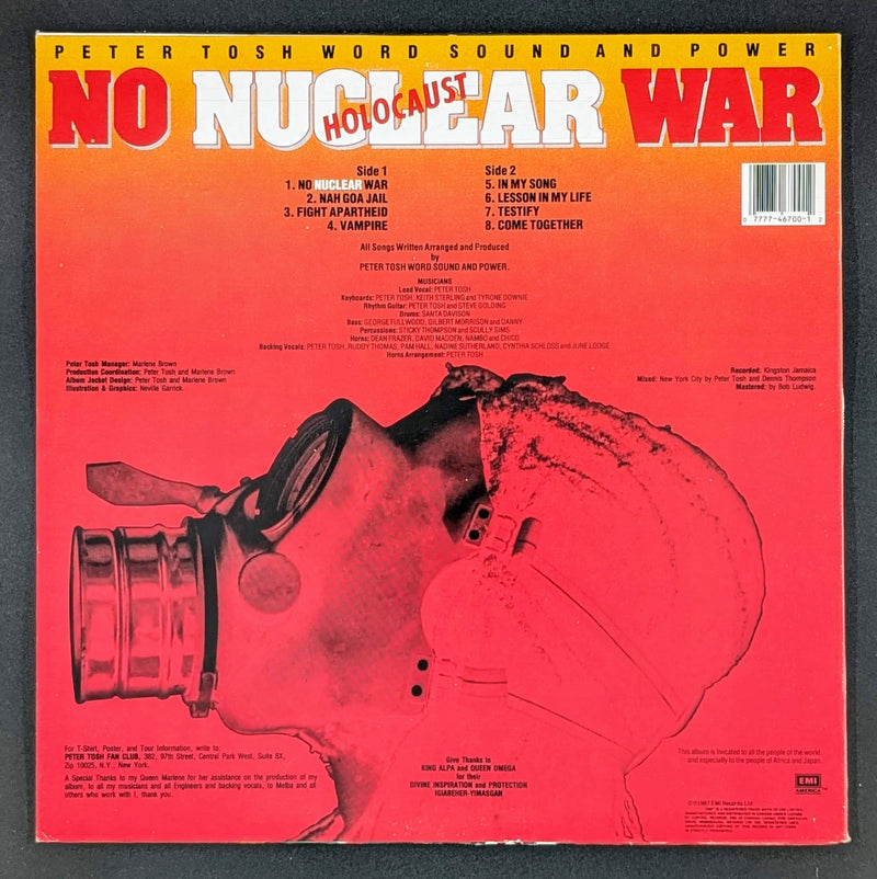 Peter Tosh - No Nuclear War